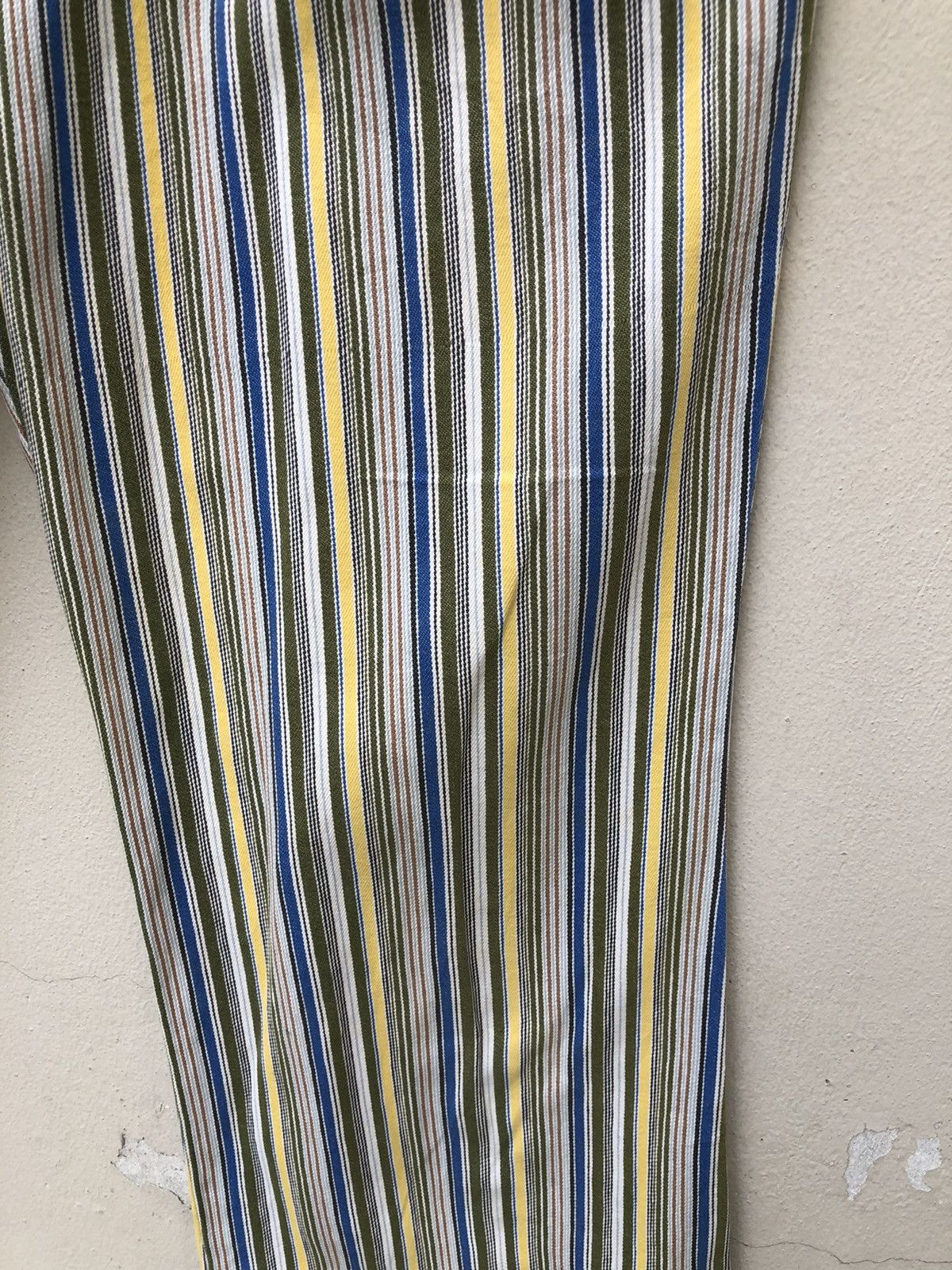 Nicole Club 90s Nicole Club Japan Psychedelic Striped Jeans Flare Pant Size US 28 / EU 44 - 13 Thumbnail