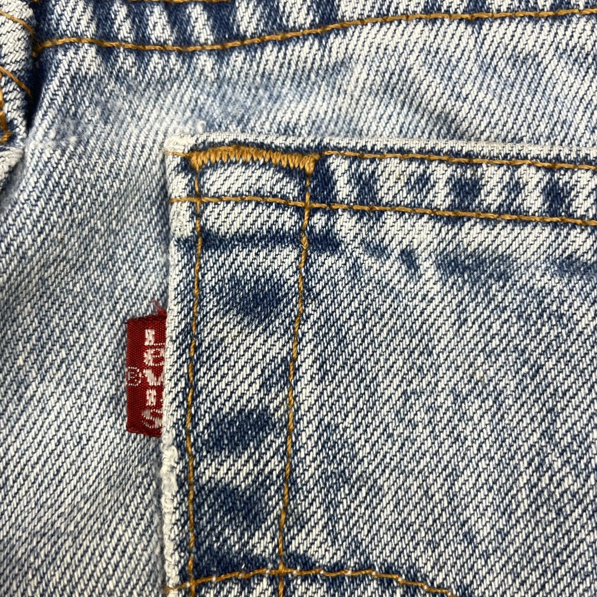 Levi's × Vintage Vintage Levi's 551 Distressed Light Wash - wc 264 Size US 28 / EU 44 - 10 Thumbnail