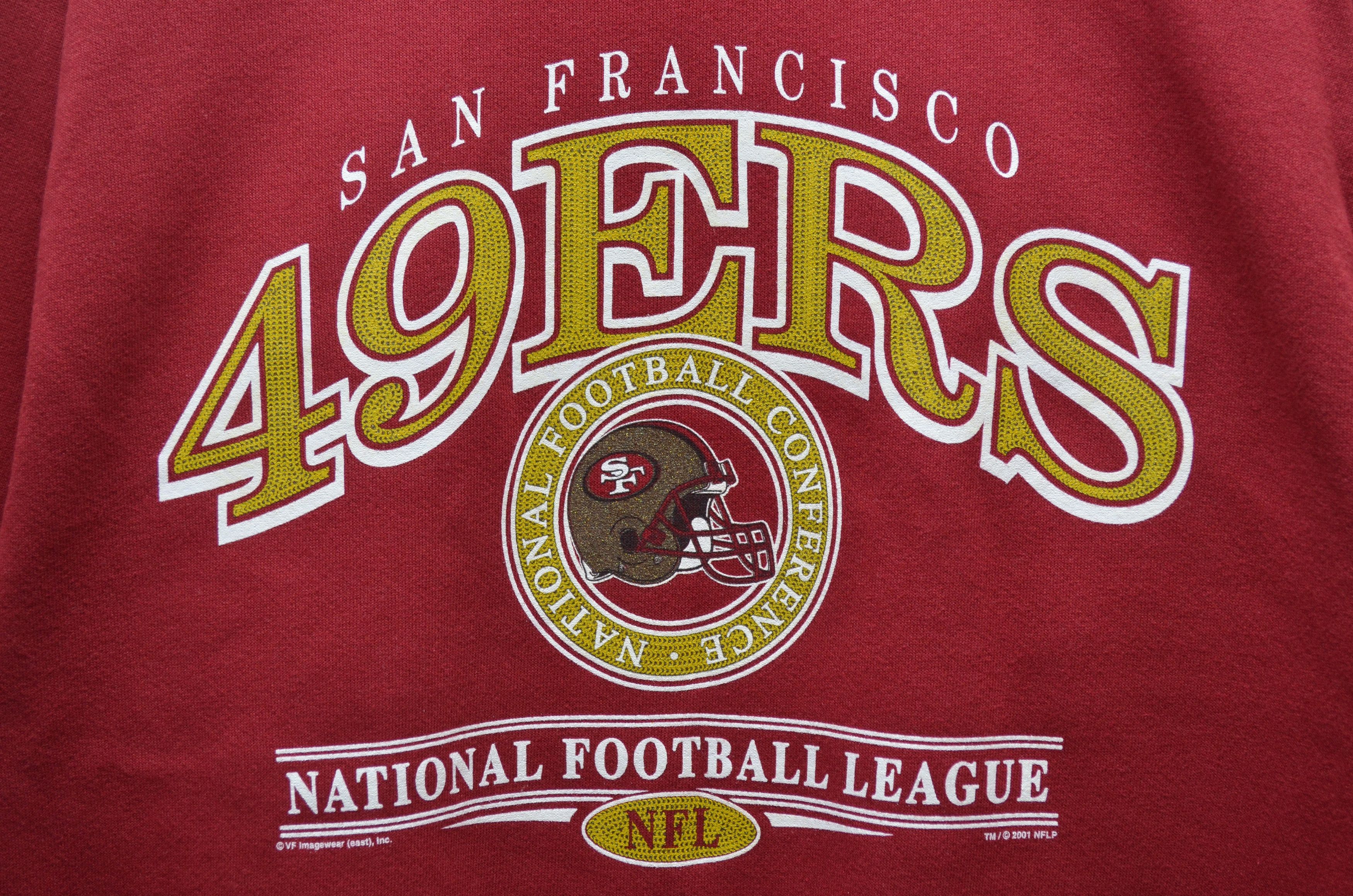 NFL × Vintage Vintage 00s San Francisco 49ers Sweatshirt 2001 RARE y2k Size US L / EU 52-54 / 3 - 4 Thumbnail
