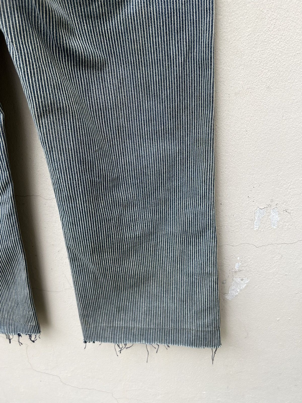 45rpm Vintage 45rpm Japan Fade Hickory Stripe Dirty Flare Pant Size US 30 / EU 46 - 22 Thumbnail