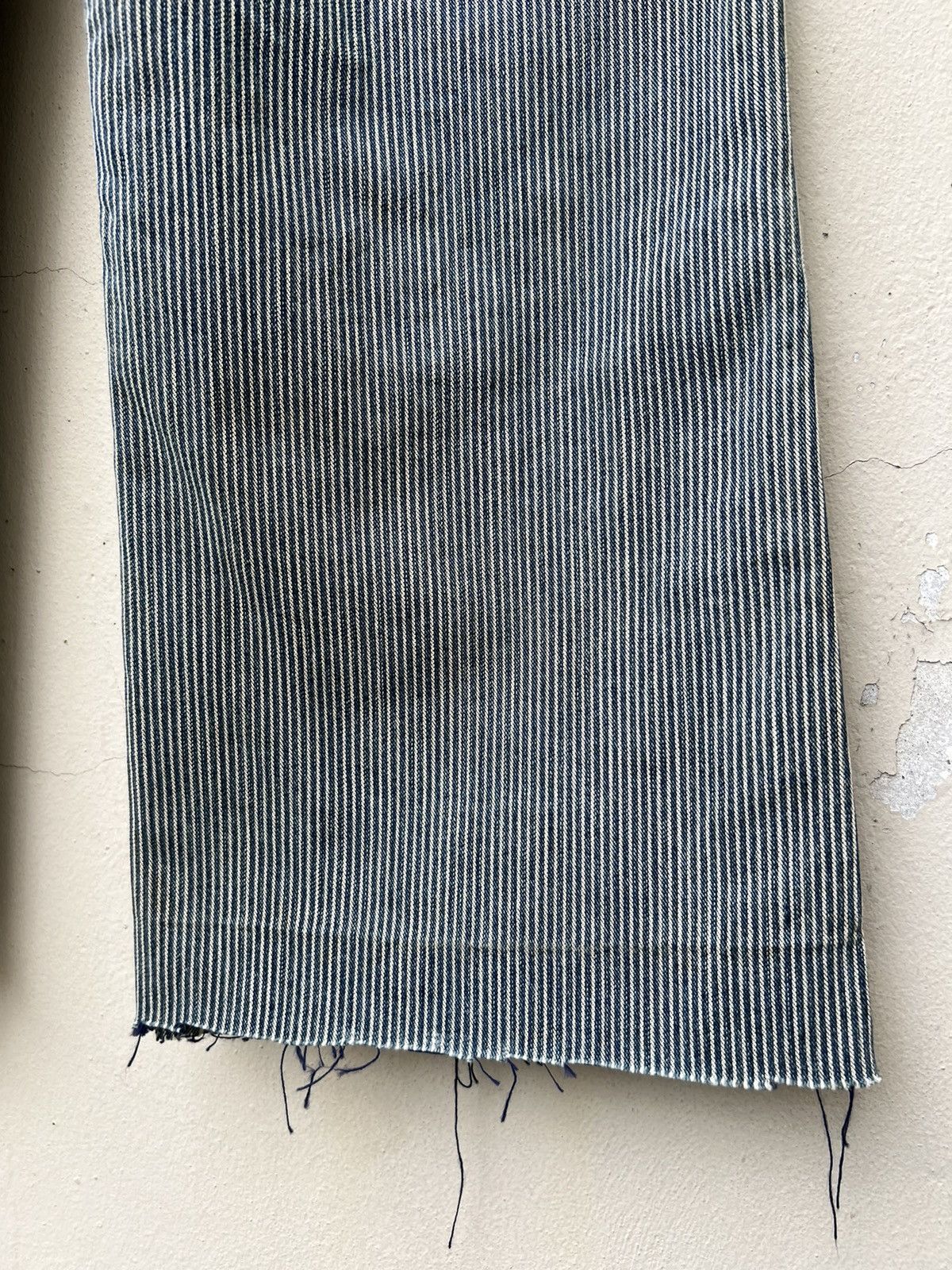 45rpm Vintage 45rpm Japan Fade Hickory Stripe Dirty Flare Pant Size US 30 / EU 46 - 23 Thumbnail