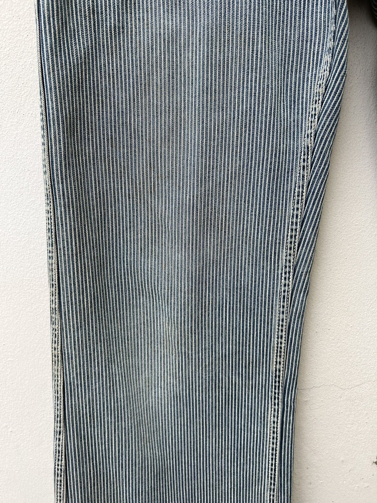 45rpm Vintage 45rpm Japan Fade Hickory Stripe Dirty Flare Pant Size US 30 / EU 46 - 10 Thumbnail