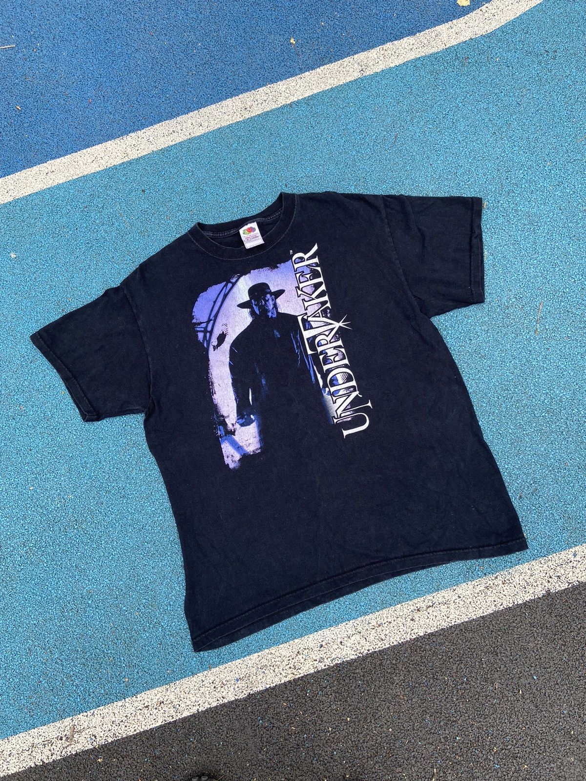 Vintage Vintage Undertaker WWE t shirt Size US L / EU 52-54 / 3 - 1 Thumbnail