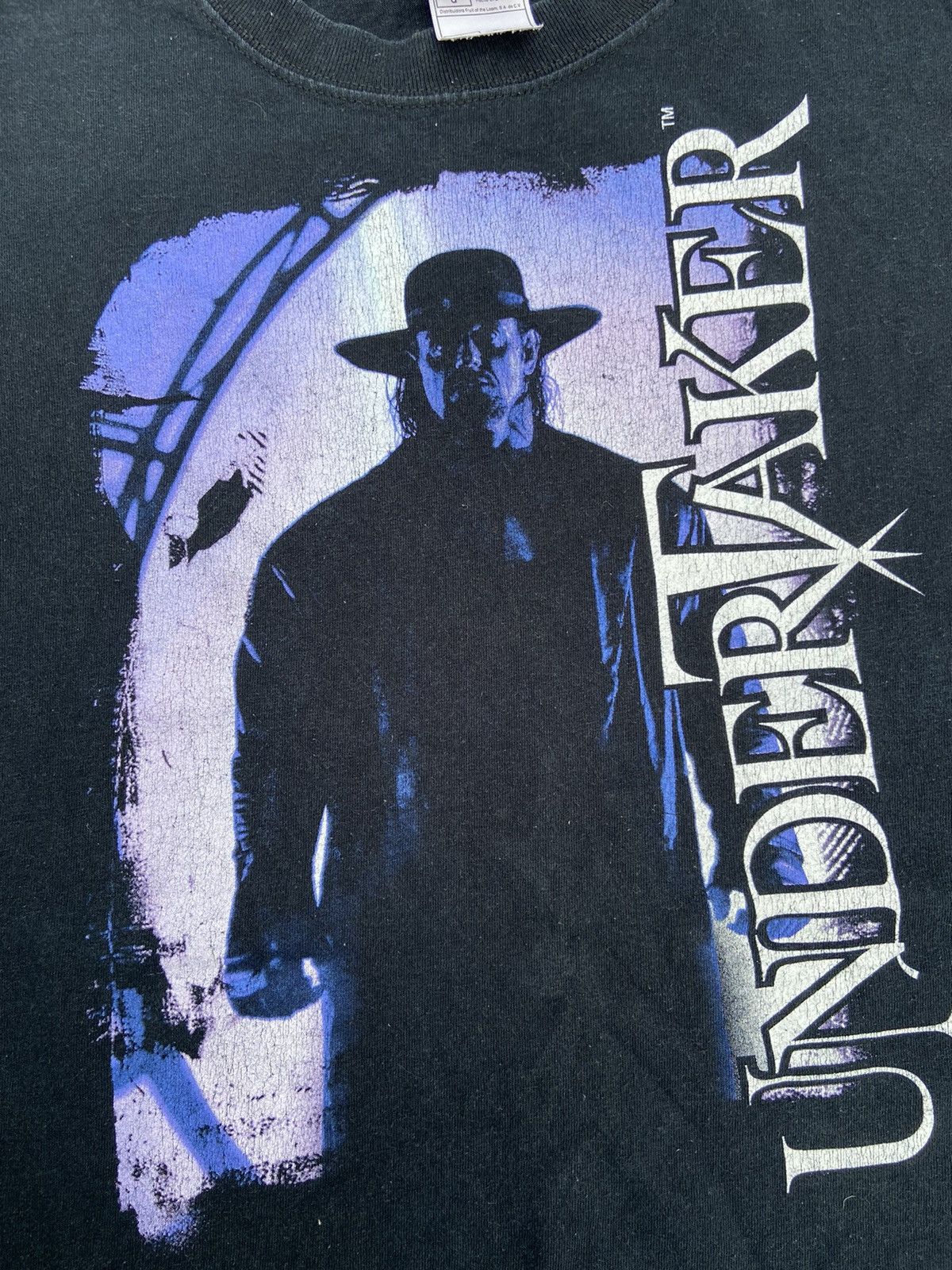 Vintage Vintage Undertaker WWE t shirt Size US L / EU 52-54 / 3 - 2 Thumbnail