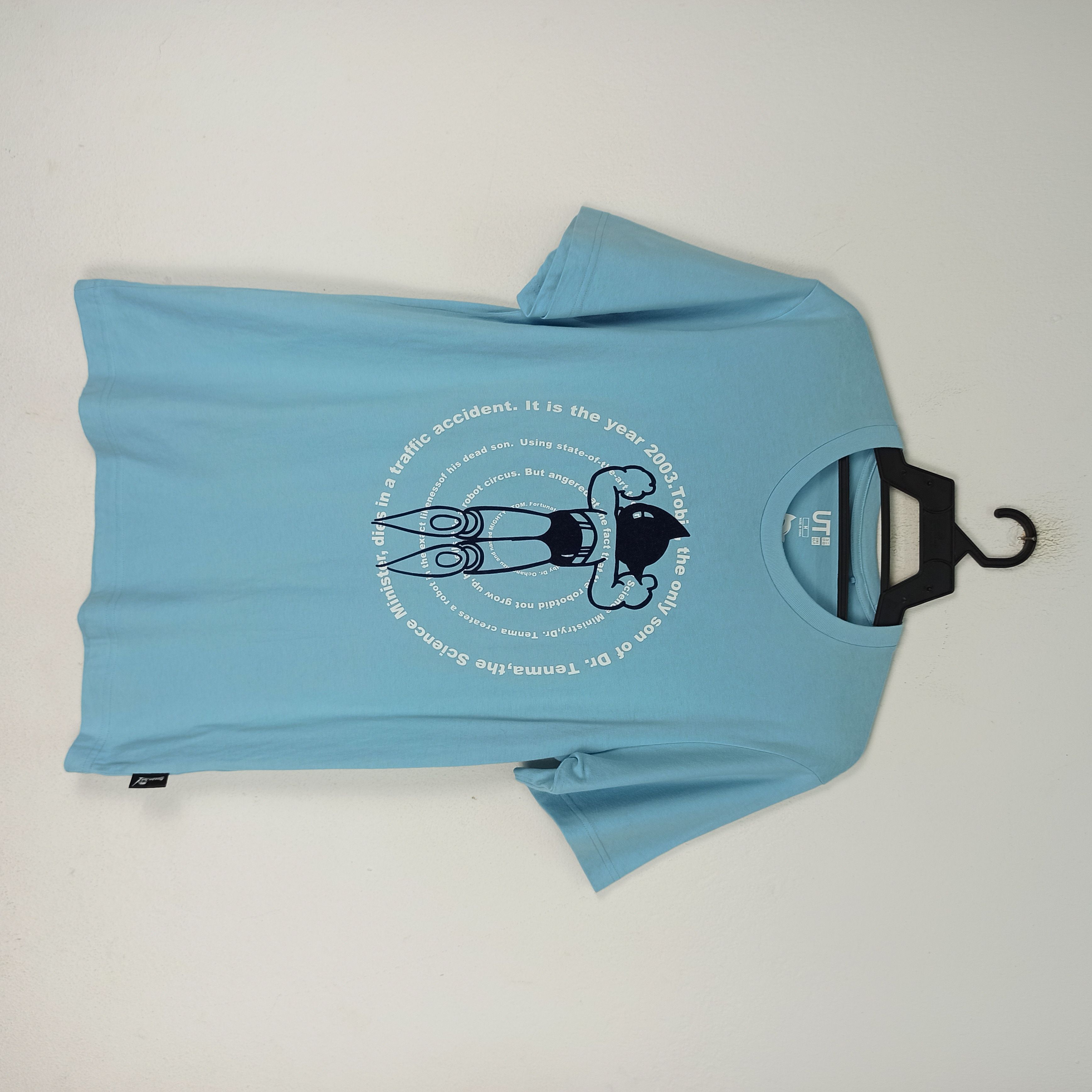 image of Anima x Astro Boy By Uniqlo T-Shirt Medium Size in Blue, Men's
