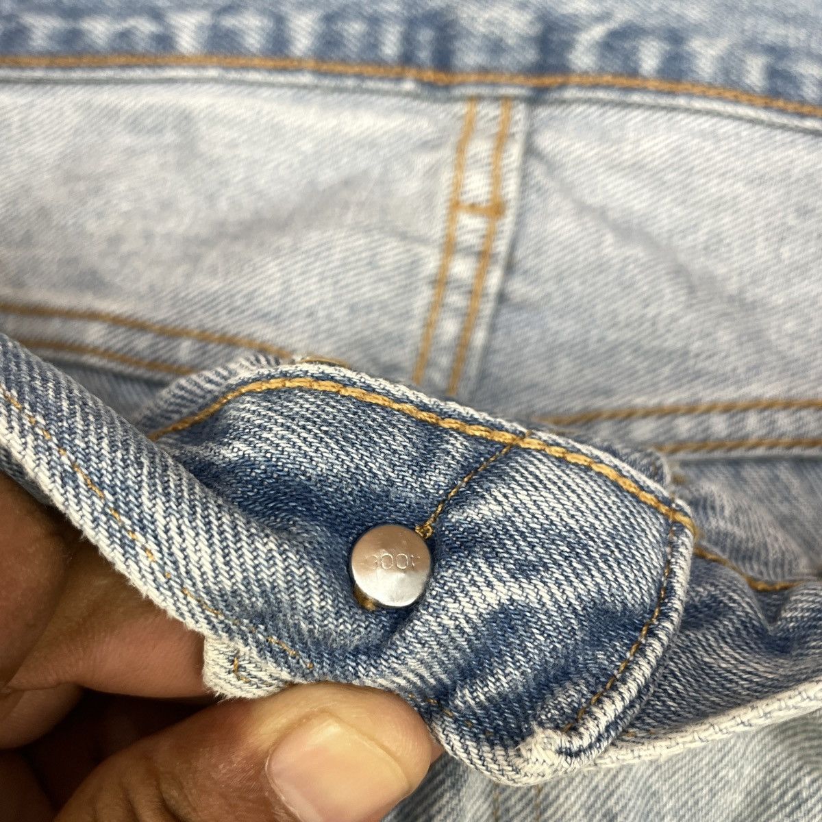 Levi's × Vintage Vintage levi's 501 Distressed Light Wash -wc 245 Size US 34 / EU 50 - 10 Thumbnail