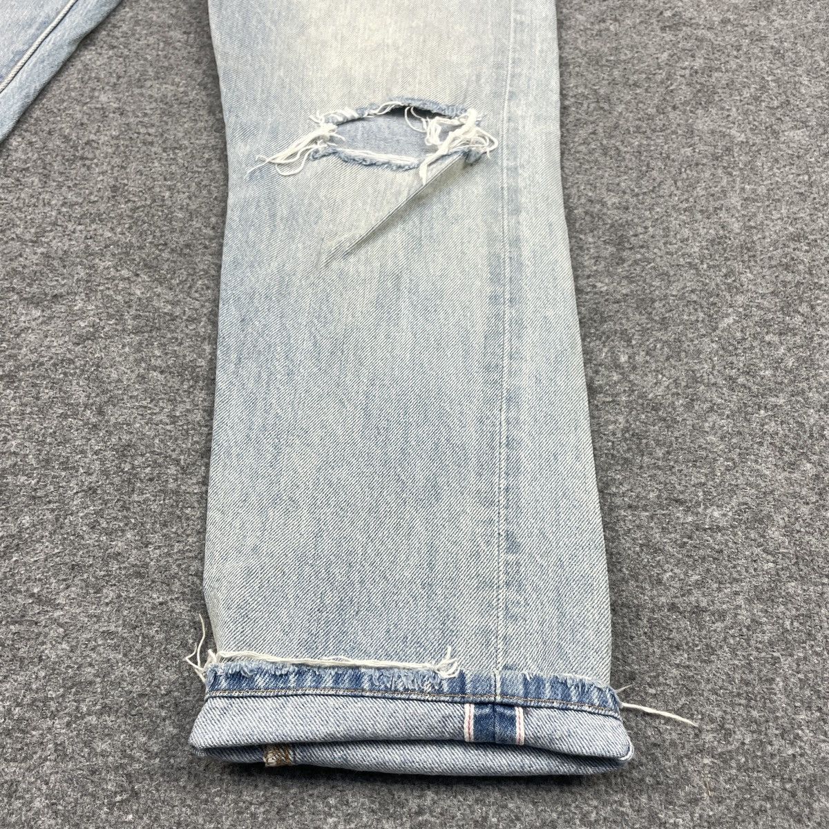 Levi's × Vintage Vintage levi's 501 Distressed Light Wash -wc 245 Size US 34 / EU 50 - 6 Thumbnail