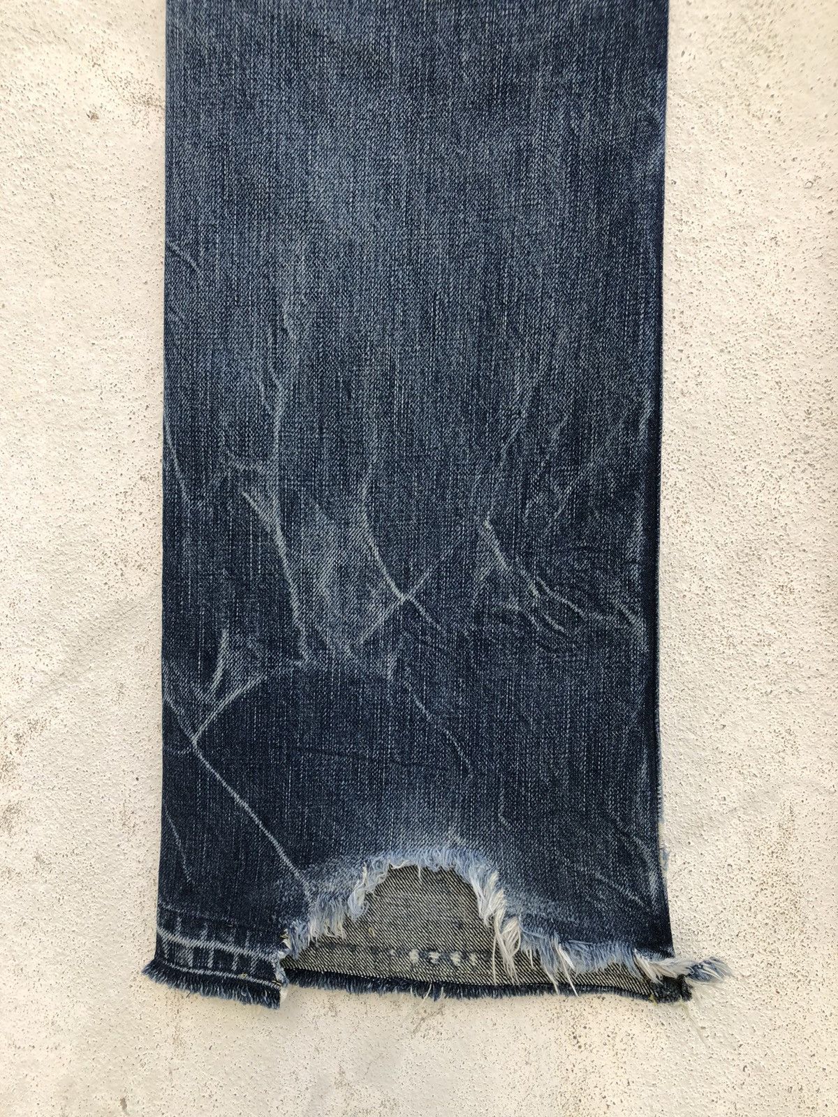 Hysteric Glamour Vintage Hg Rips Distress Denim Released Hem Flare Jeans Size US 30 / EU 46 - 14 Thumbnail