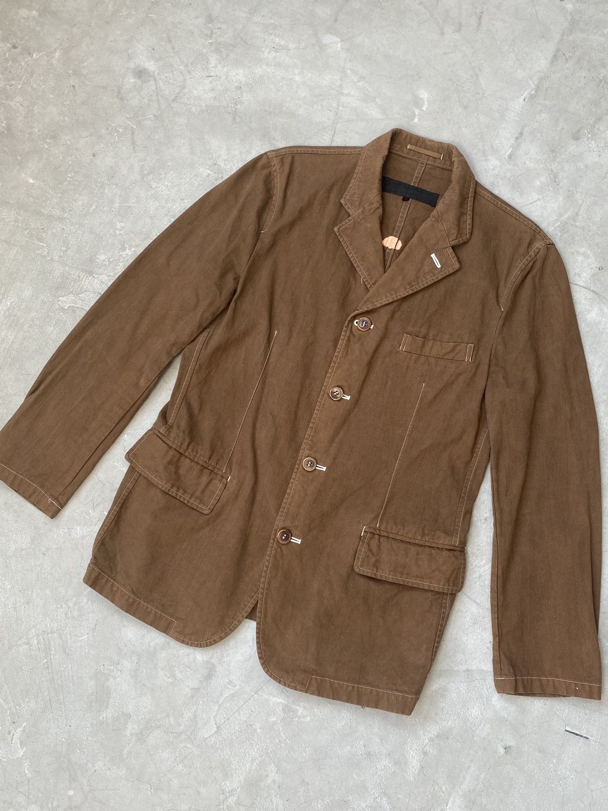 Comme des Garcons Homme Plus A/W02 CdGhp Painted Tulip Blazer Size US M / EU 48-50 / 2 - 6 Thumbnail