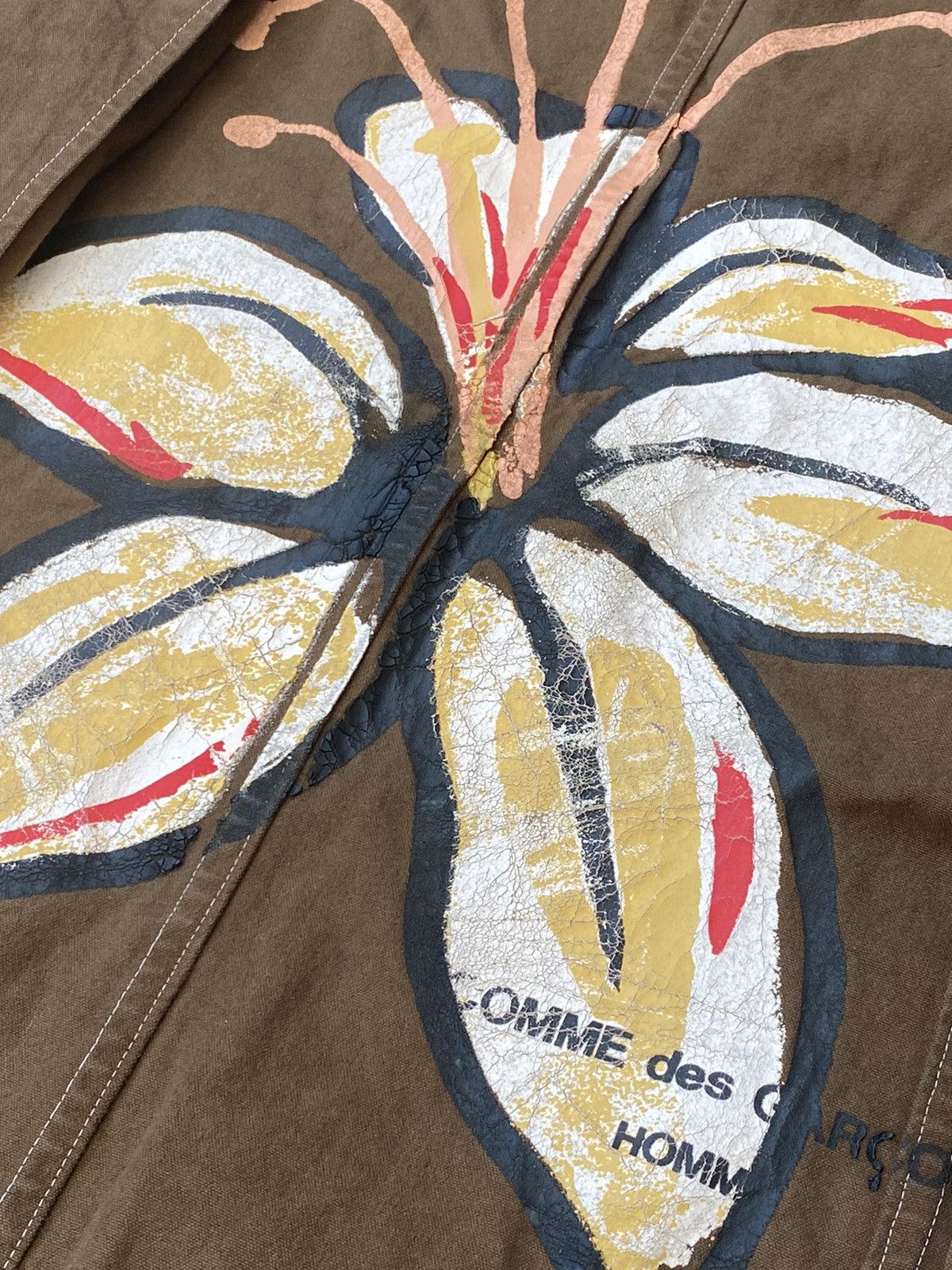 Comme des Garcons Homme Plus A/W02 CdGhp Painted Tulip Blazer Size US M / EU 48-50 / 2 - 3 Thumbnail