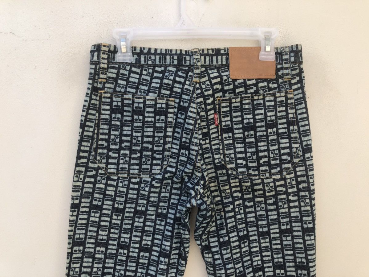 Vintage Vintage Ozone Community Japan All Printed Denim Flare Pant Size US 29 - 16 Thumbnail