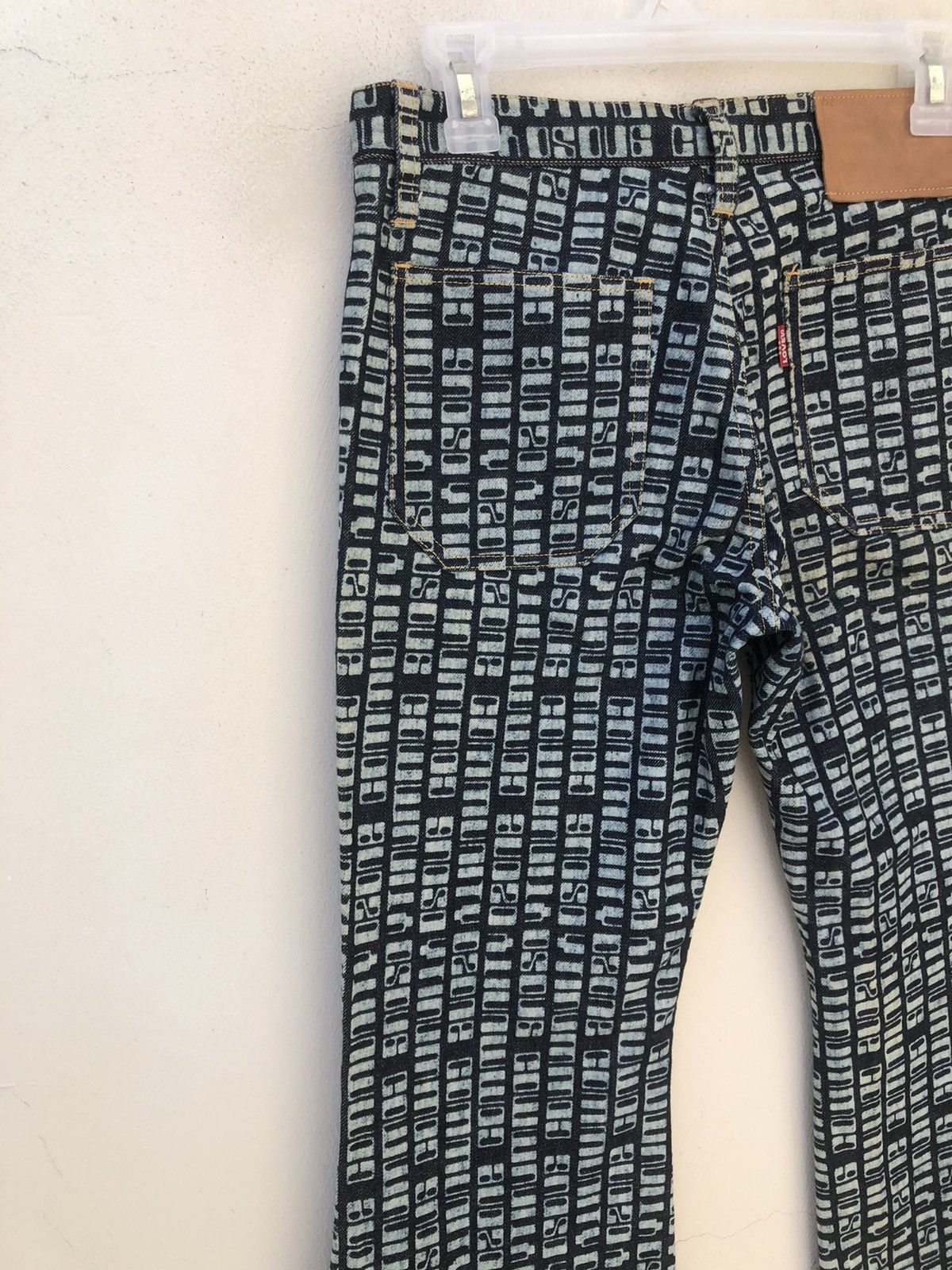Vintage Vintage Ozone Community Japan All Printed Denim Flare Pant Size US 29 - 17 Thumbnail