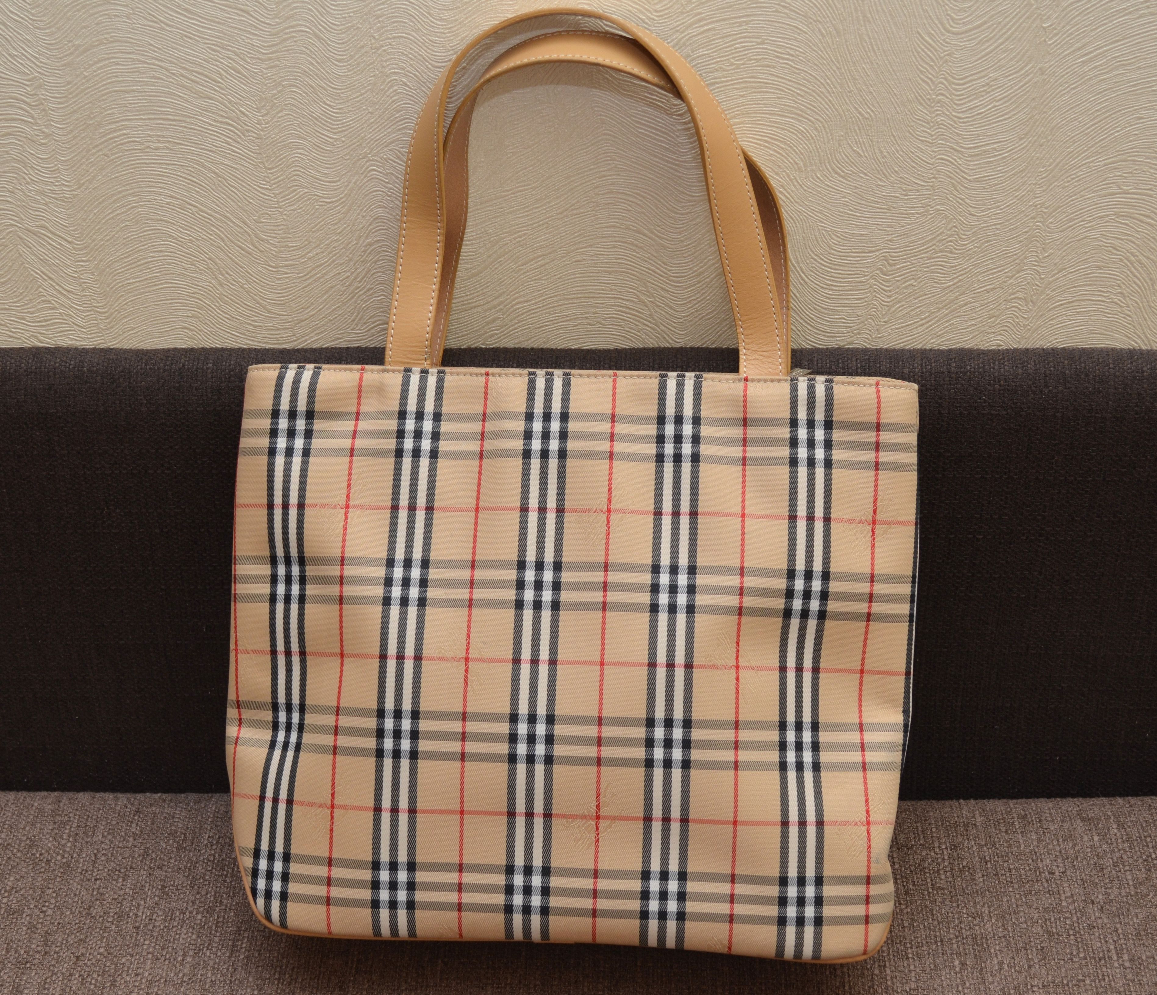 Burberry × Vintage Burberry Blue Label Novacheck Shoulder Bag RARE Vintage Size ONE SIZE - 4 Thumbnail