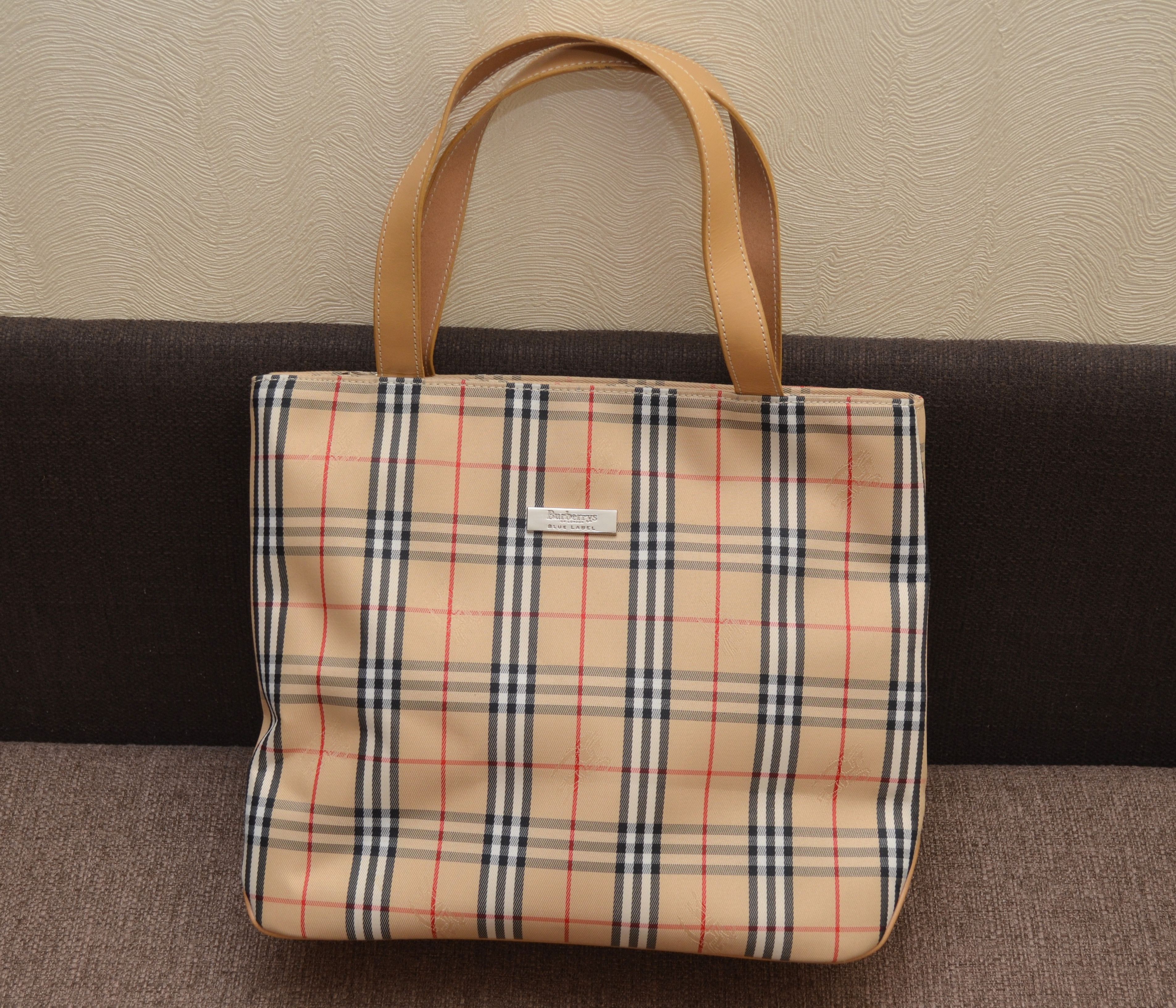 Burberry × Vintage Burberry Blue Label Novacheck Shoulder Bag RARE Vintage Size ONE SIZE - 5 Thumbnail