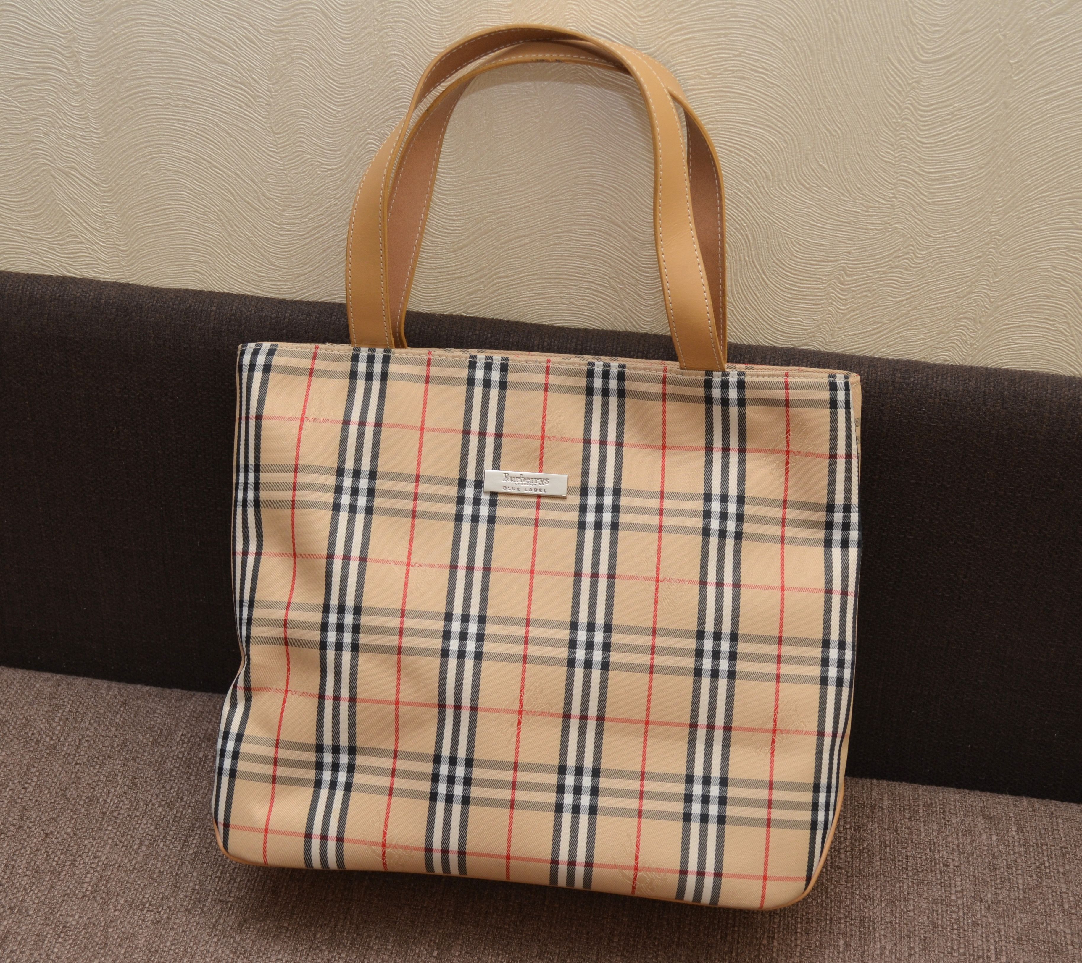 Burberry × Vintage Burberry Blue Label Novacheck Shoulder Bag RARE Vintage Size ONE SIZE - 2 Thumbnail