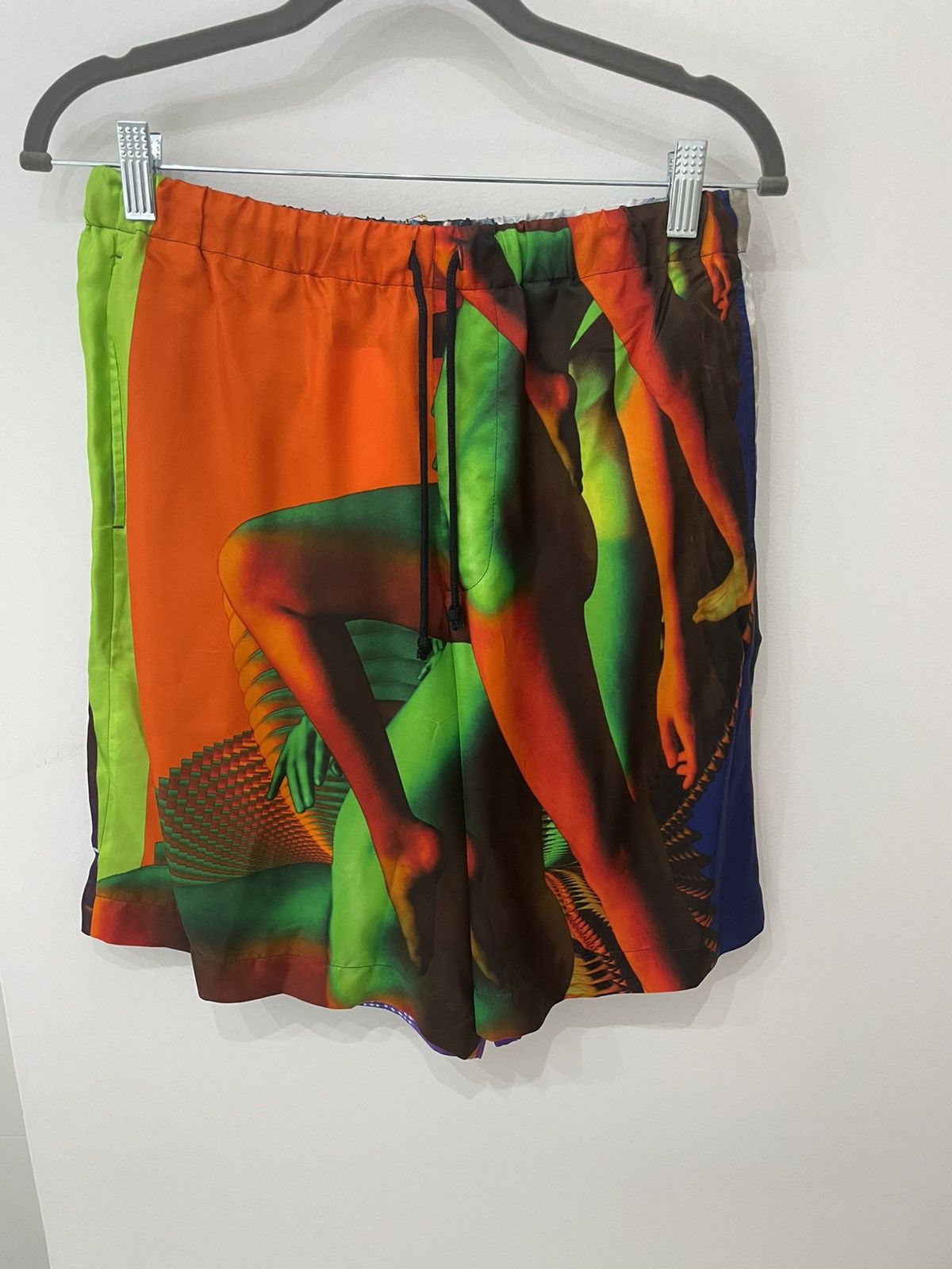 image of Dries Van Noten X Mika Ninagawa Printed Shorts, Men's (Size 30)