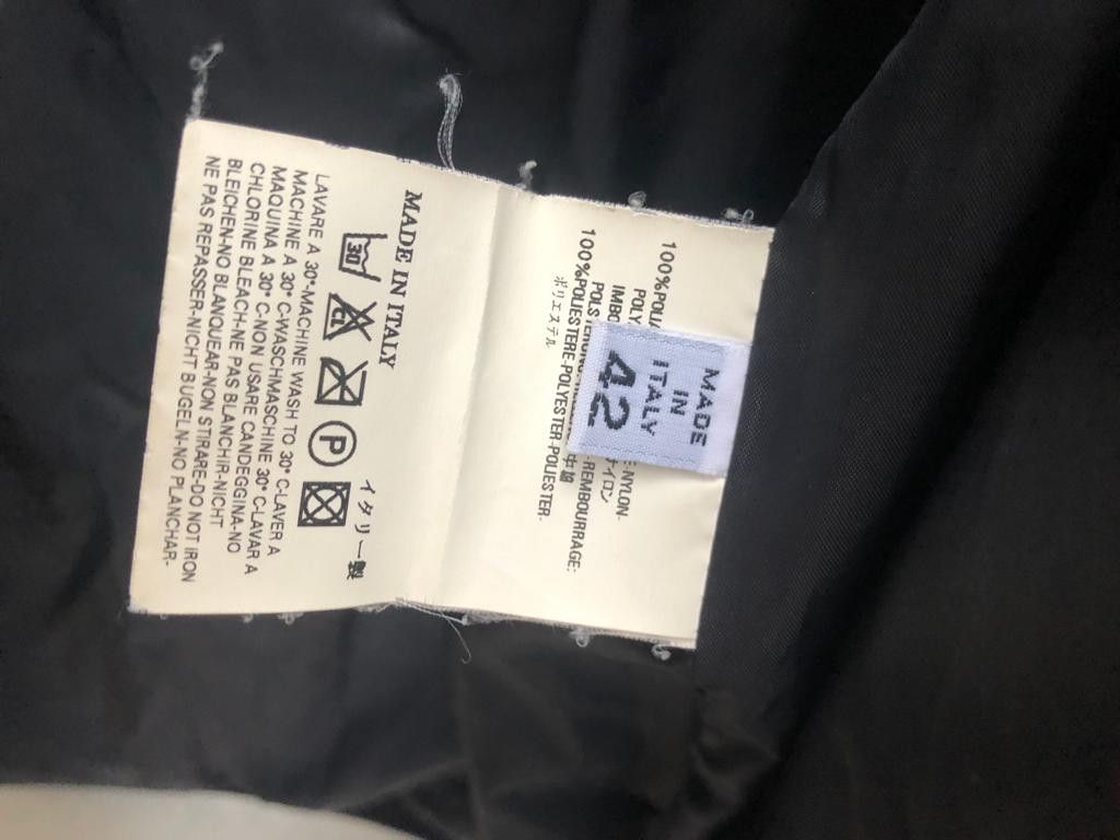 Maison Margiela FW 2006 Black Stripped Puffer Jacket Size US XXS / EU 40 - 6 Thumbnail