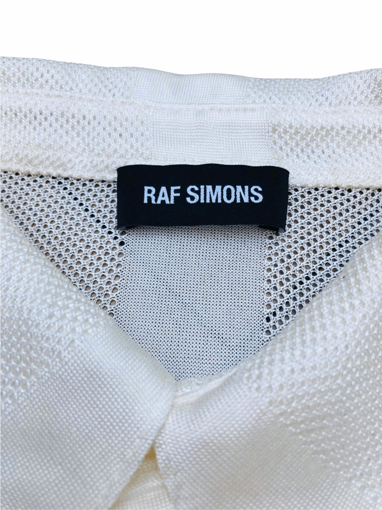 Raf Simons SS 2018 Sleeveless New Order Mesh Shirt Size US M / EU 48-50 / 2 - 6 Thumbnail