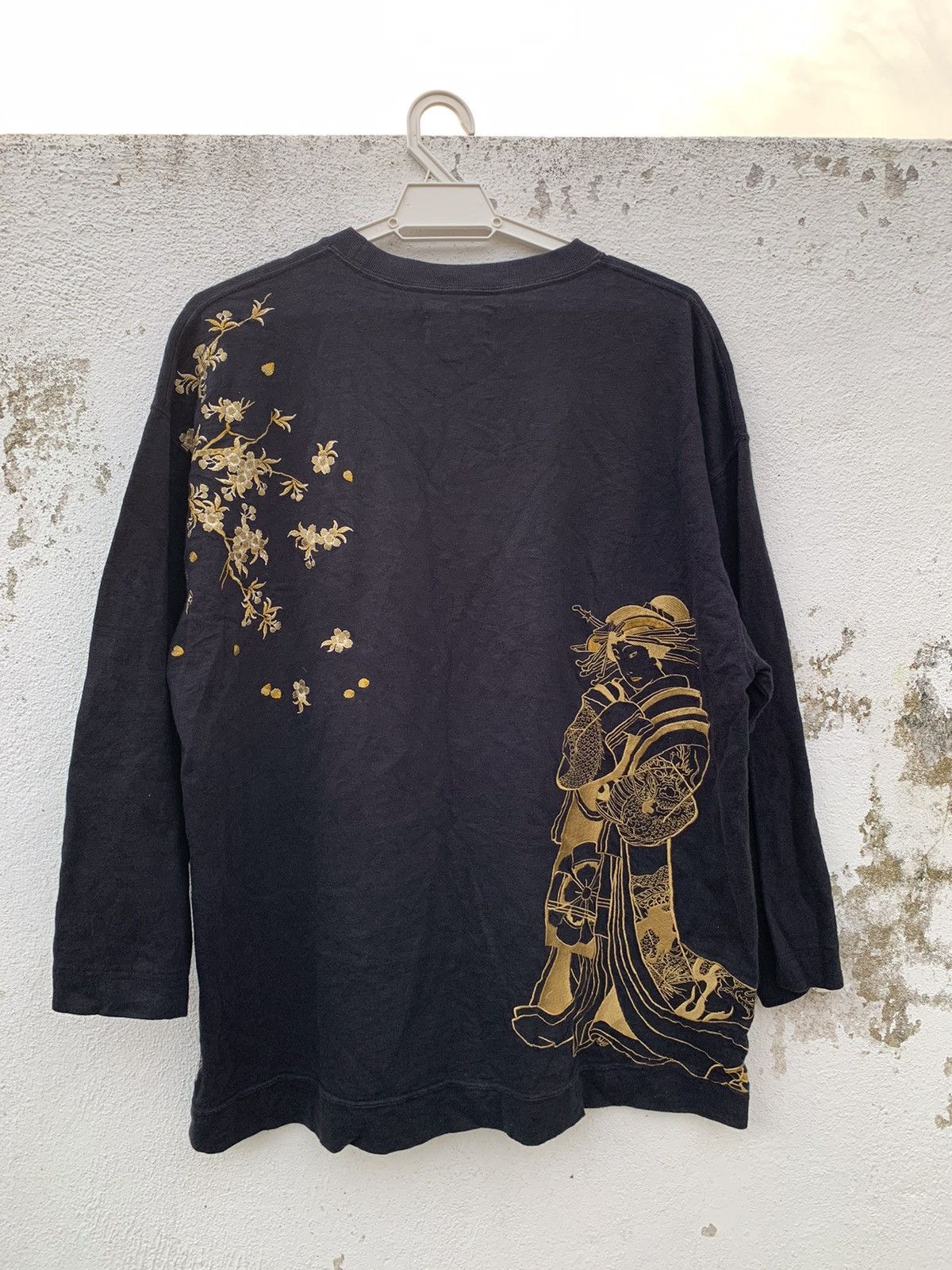 Japanese Brand × Vintage Japanesse Brand Sukajan Design Geisha Embroidery Size US XL / EU 56 / 4 - 1 Thumbnail
