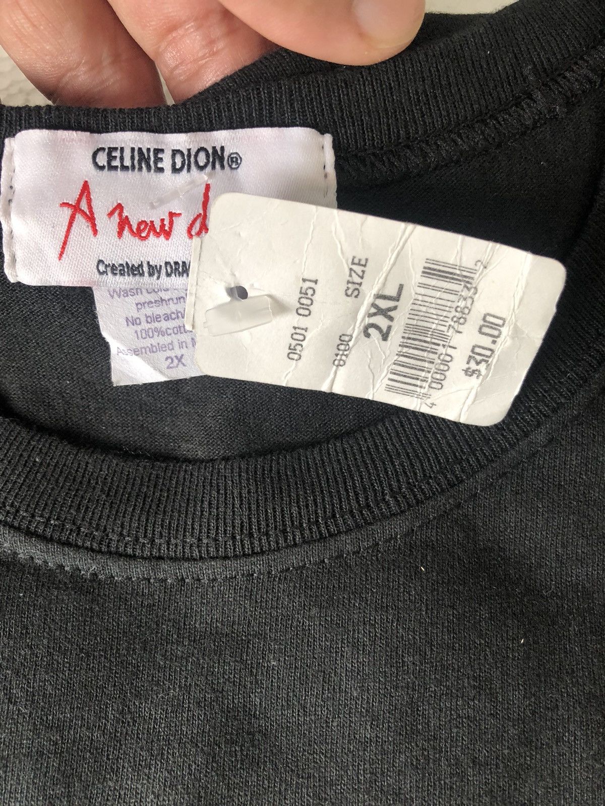 Band Tees × Vintage Vintage CELINE DION tee NOS Size US XXL / EU 58 / 5 - 6 Thumbnail