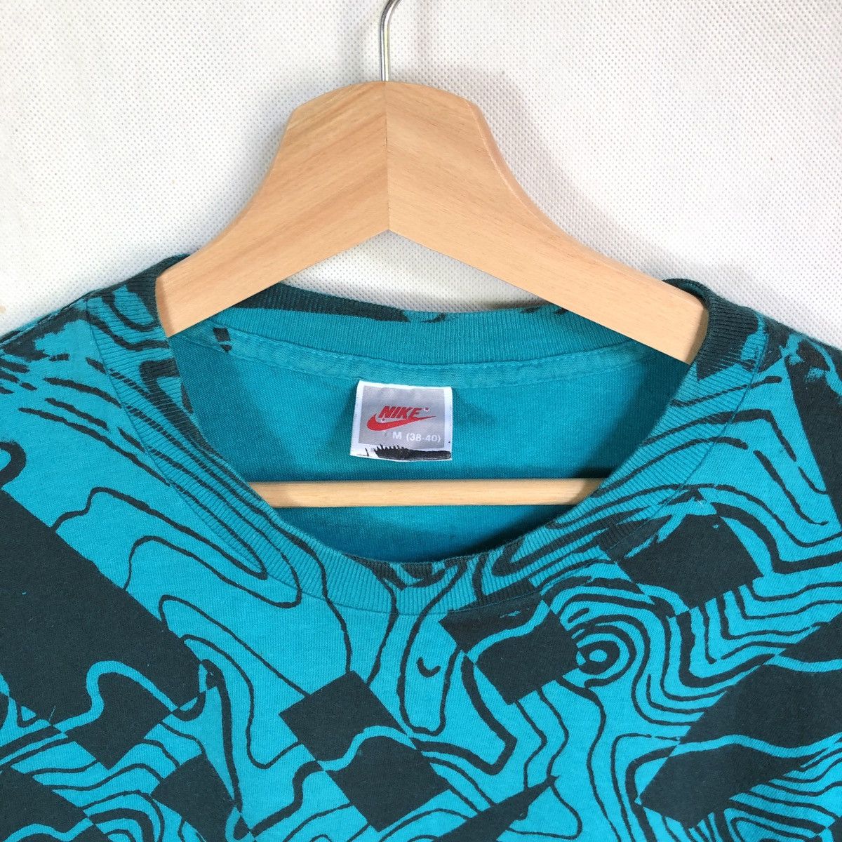 Nike × Vintage Rare! Vintage 90s Nike Bo Jackson Map Acg Ovp Tshirt Size US L / EU 52-54 / 3 - 4 Thumbnail