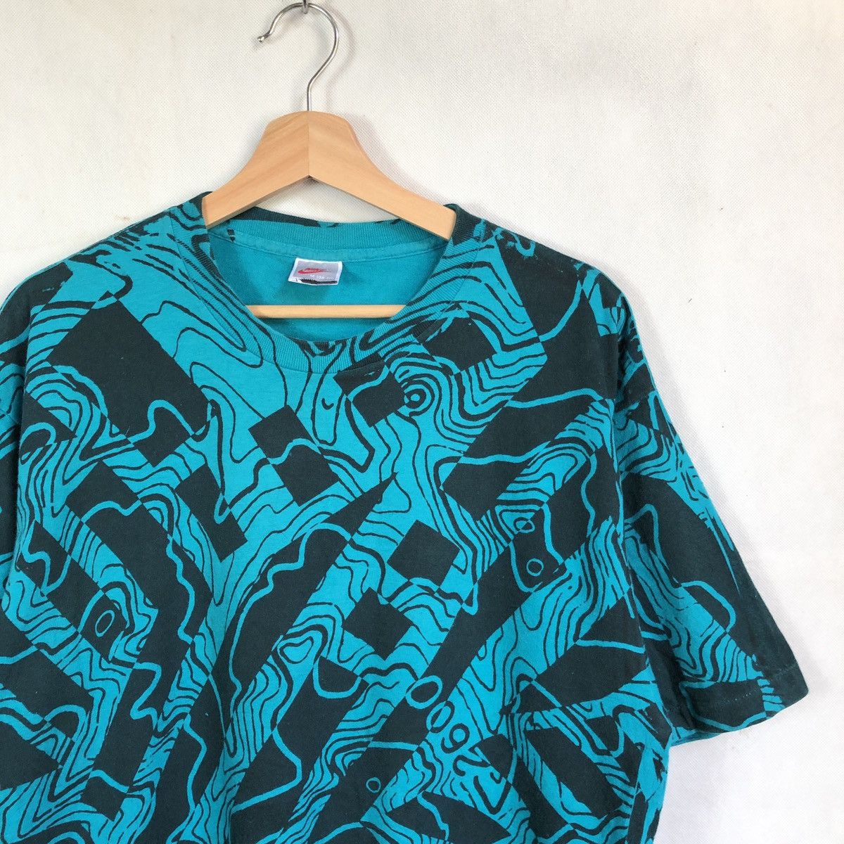 Nike × Vintage Rare! Vintage 90s Nike Bo Jackson Map Acg Ovp Tshirt Size US L / EU 52-54 / 3 - 3 Thumbnail