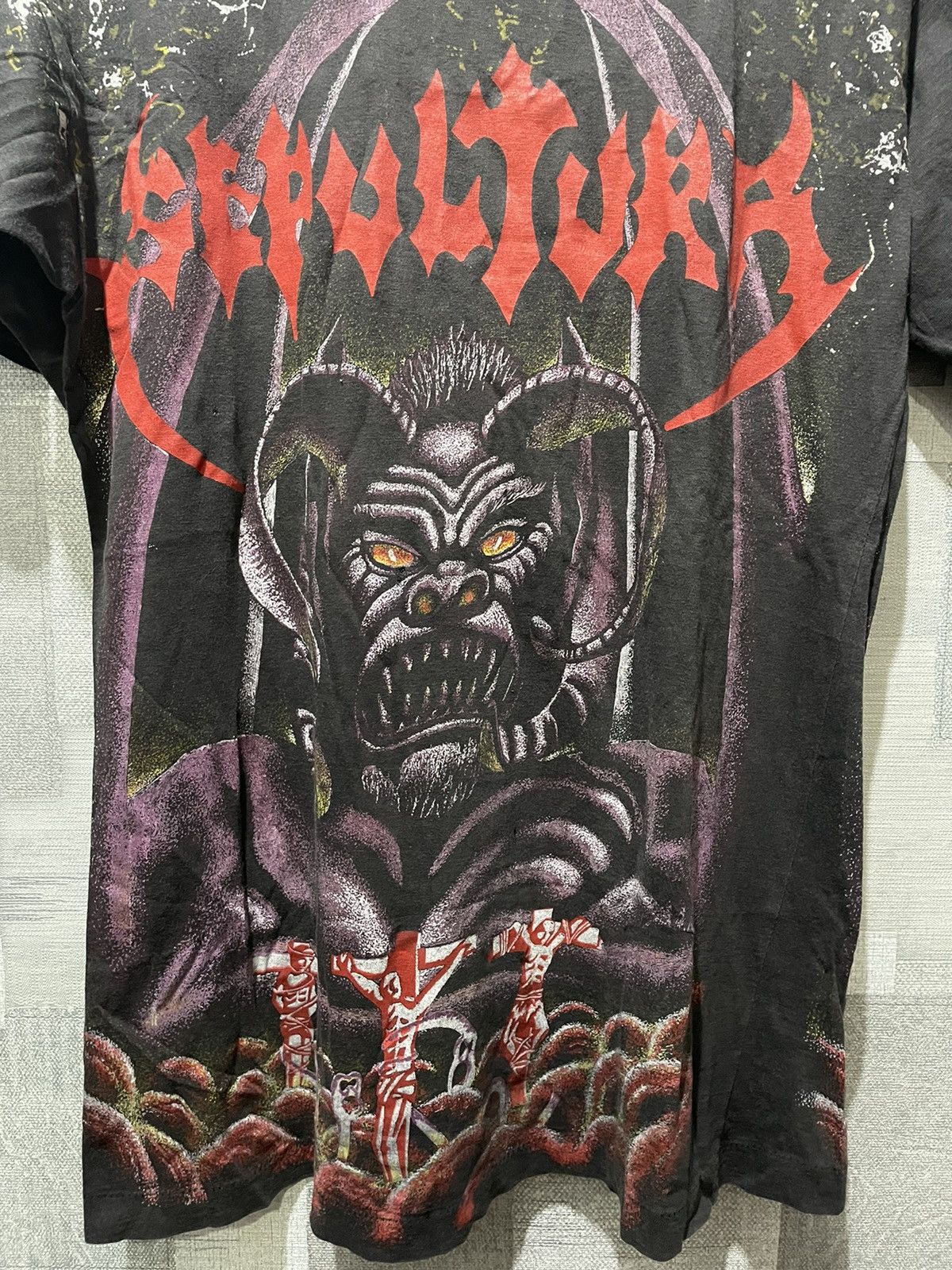 Band Tees × Vintage Vintage SEPULTURA Z3 Size US M / EU 48-50 / 2 - 2 Thumbnail