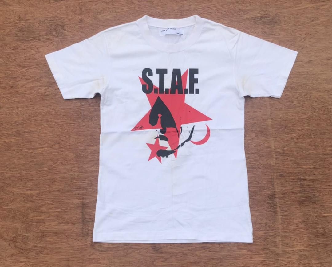 Japanese Brand × Vintage vintage tee Satoru Tanaka STAF B9 Size US M / EU 48-50 / 2 - 1 Thumbnail