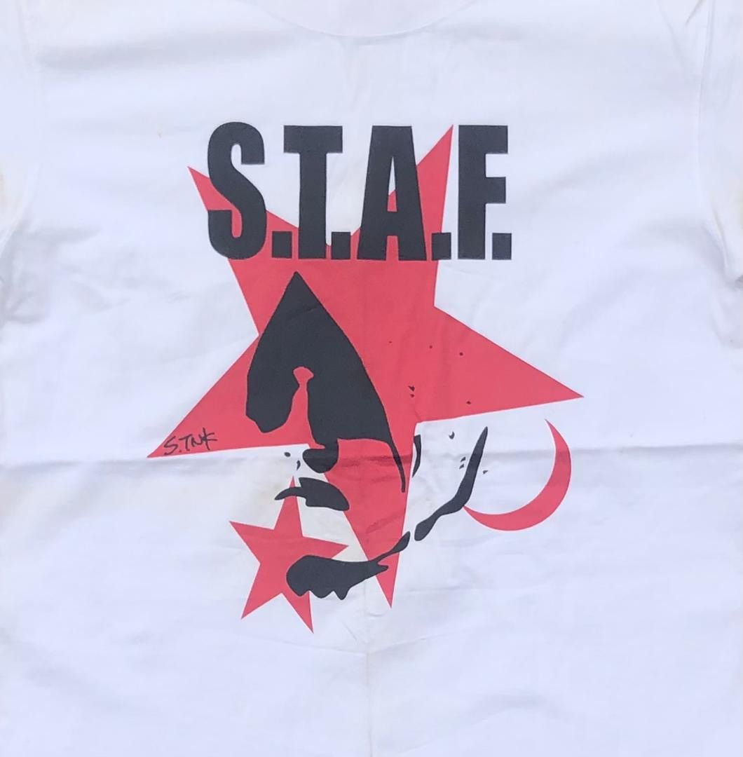 Japanese Brand × Vintage vintage tee Satoru Tanaka STAF B9 Size US M / EU 48-50 / 2 - 2 Thumbnail