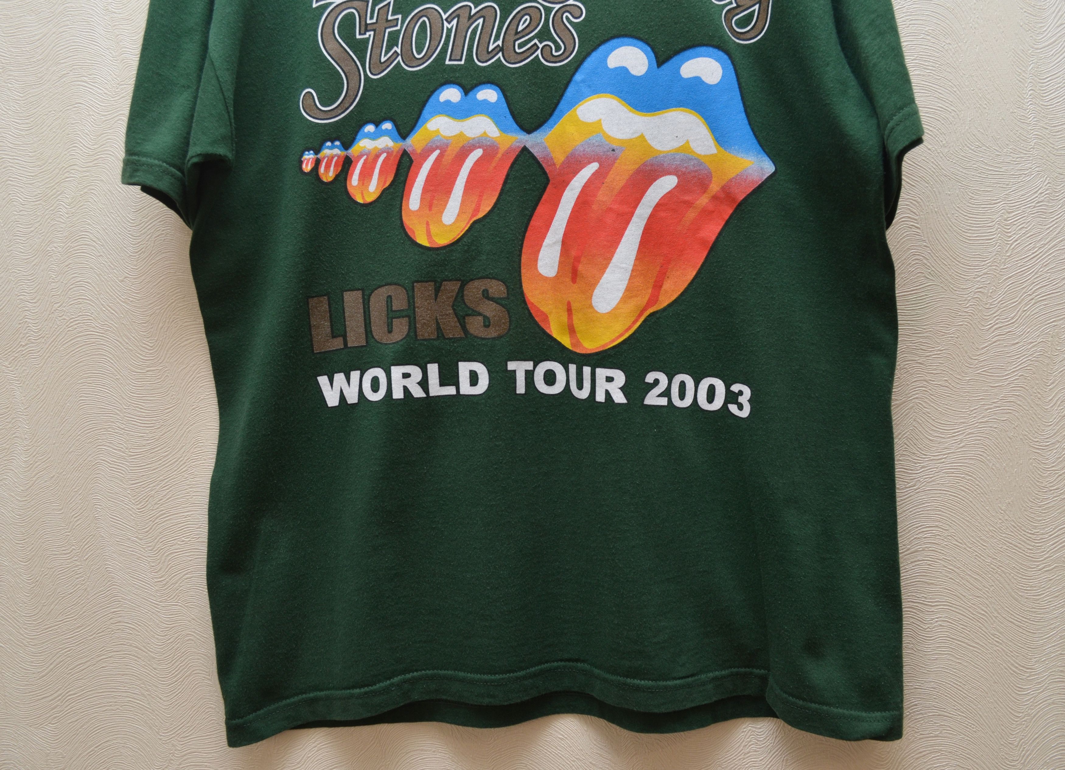 Band Tees × The Rolling Stones The Rolling Stones Licks Tour 2003 Vintage T-Shirt Band Size US L / EU 52-54 / 3 - 3 Thumbnail