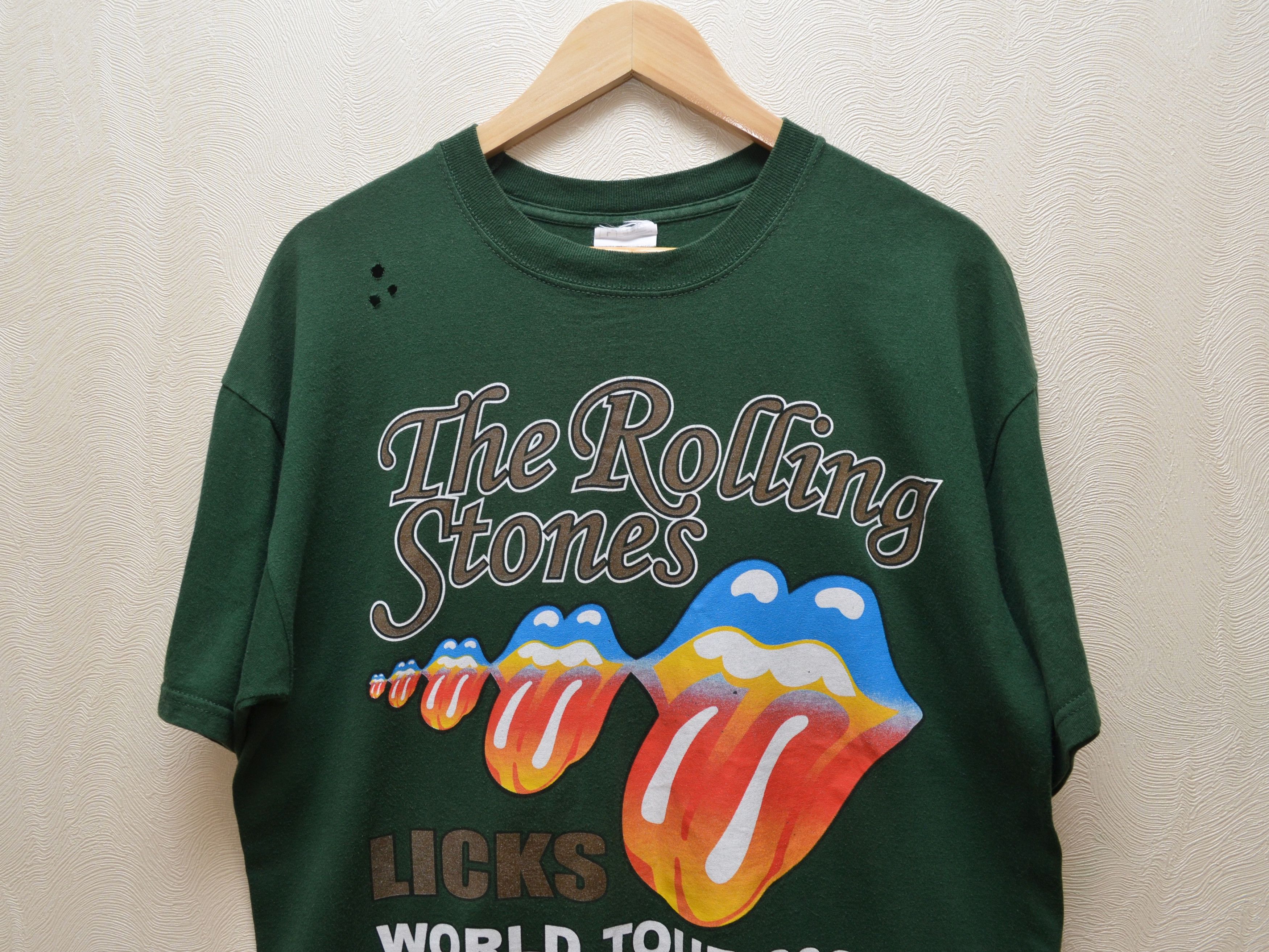 Band Tees × The Rolling Stones The Rolling Stones Licks Tour 2003 Vintage T-Shirt Band Size US L / EU 52-54 / 3 - 2 Thumbnail