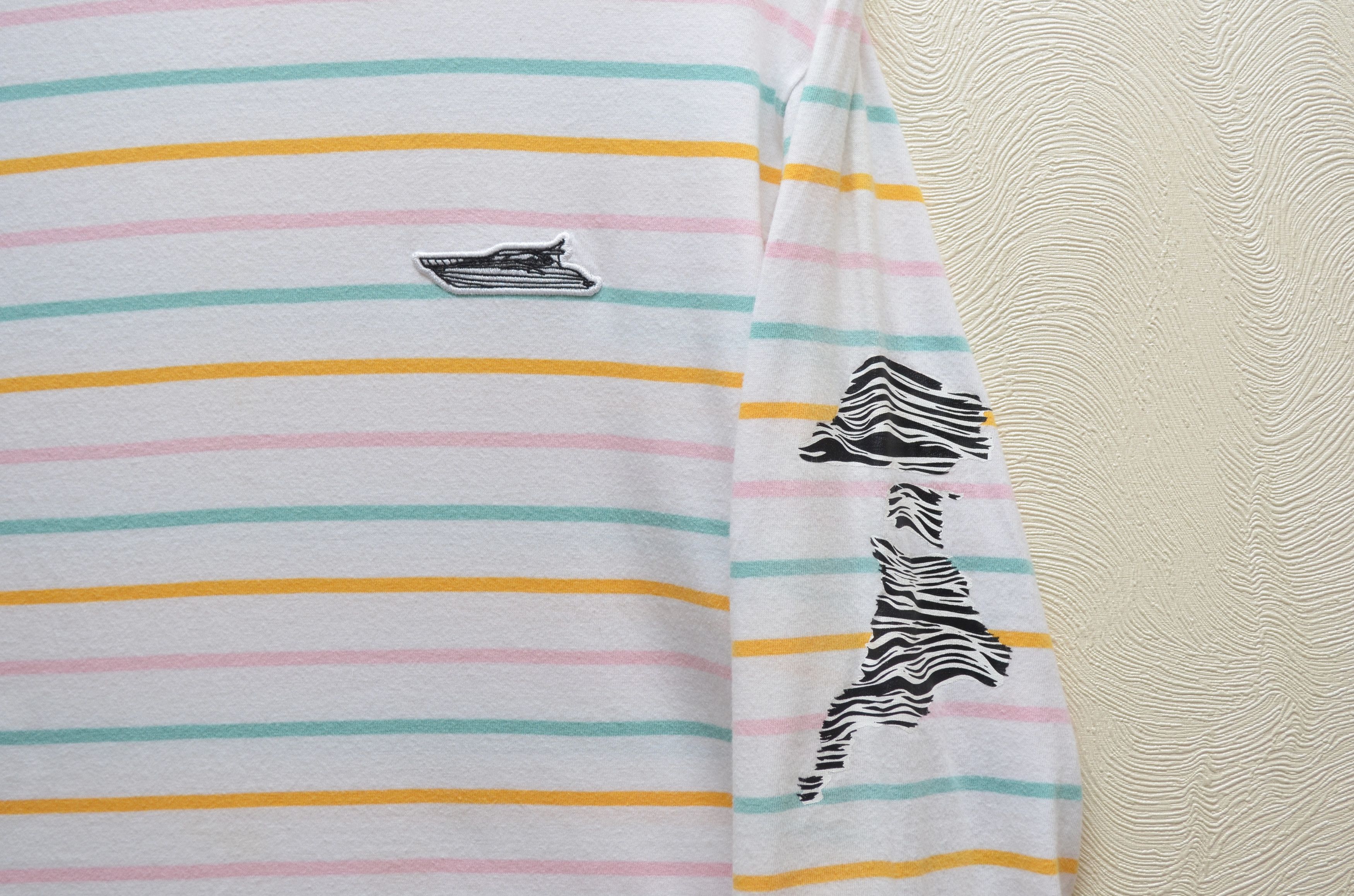 Billionaire Boys Club Billionaire Boys Club Striped Boat Logo Longsleeve RARE Size US M / EU 48-50 / 2 - 4 Thumbnail