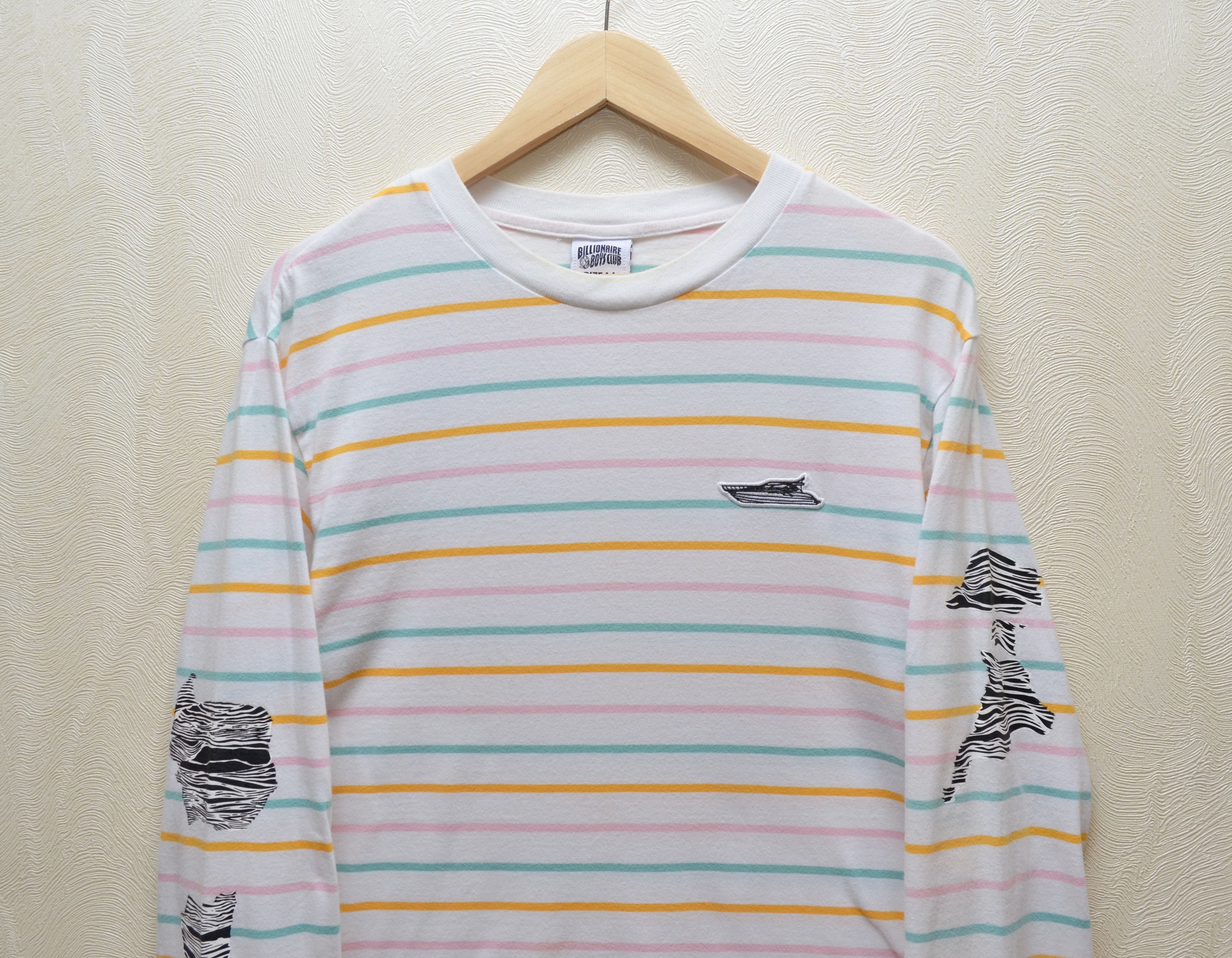 Billionaire Boys Club Billionaire Boys Club Striped Boat Logo Longsleeve RARE Size US M / EU 48-50 / 2 - 2 Thumbnail