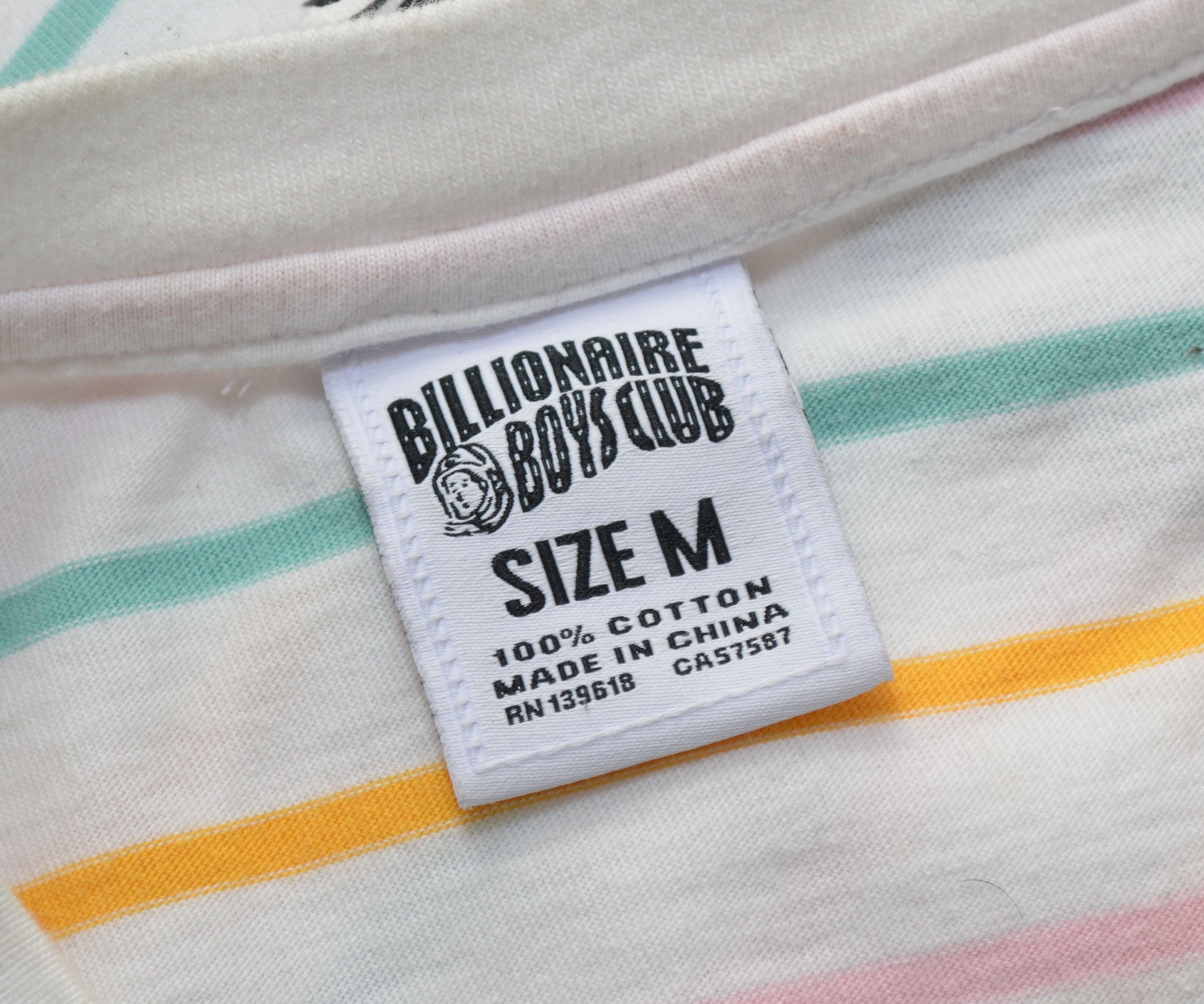 Billionaire Boys Club Billionaire Boys Club Striped Boat Logo Longsleeve RARE Size US M / EU 48-50 / 2 - 9 Thumbnail