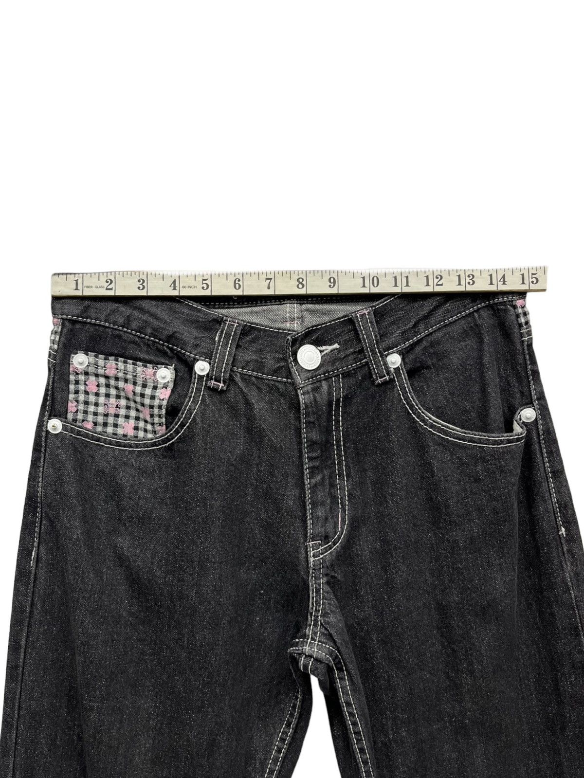 Anime × One Piece 🔥90’s ONE PIECE JAPANESE ANIME Spell-Out TONY CHOPPER Denim Size 31" - 11 Thumbnail