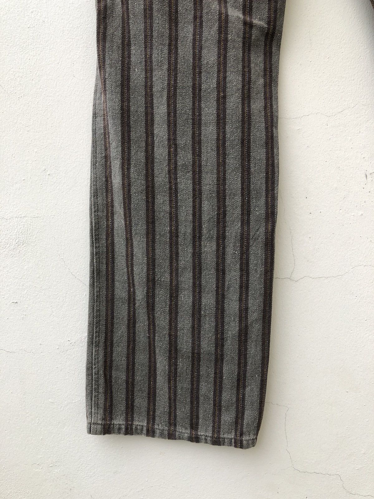 Comme Ca Ism Comme Ca Ism Japan Waxed Striped Denim Cargo Pant Size US 29 - 18 Thumbnail