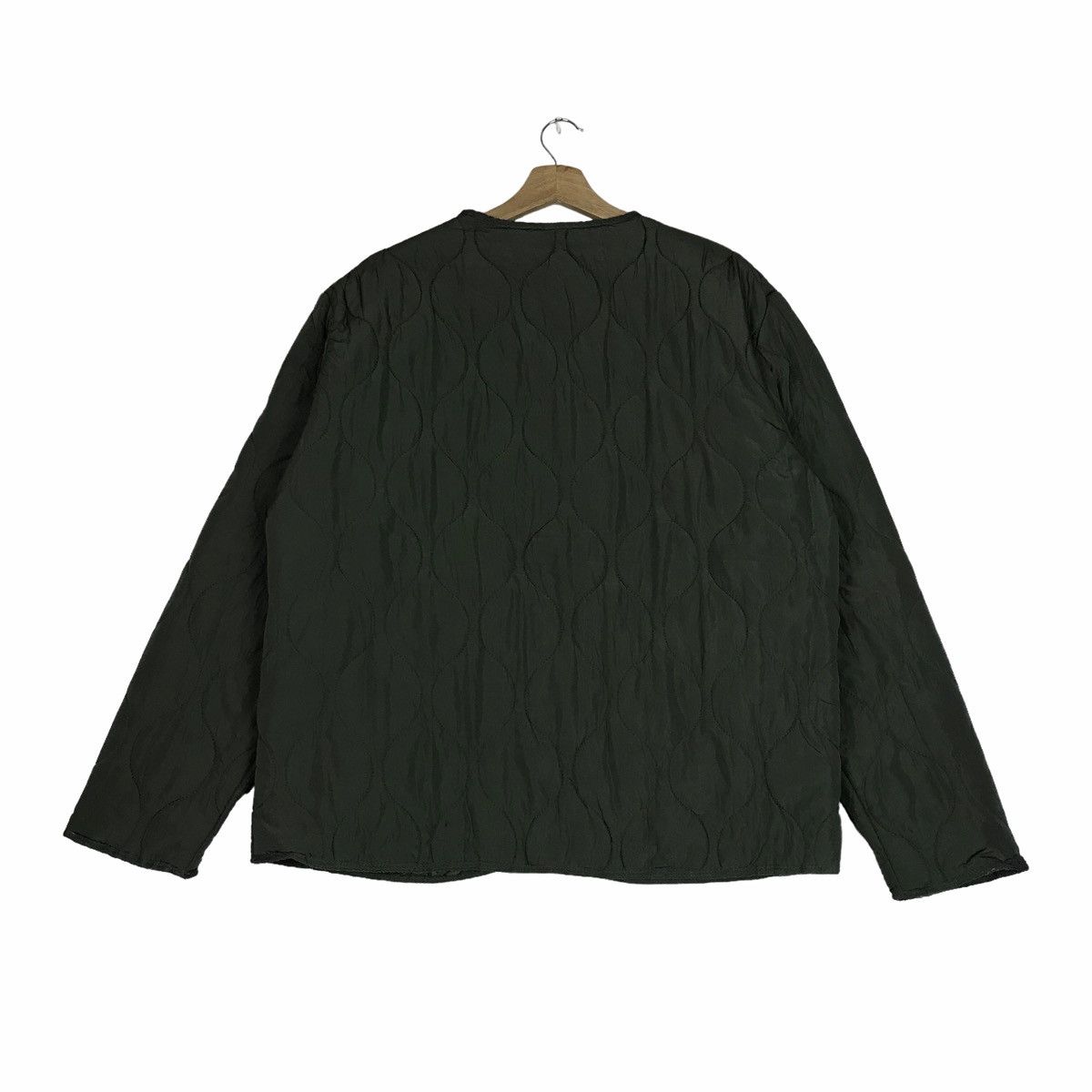 Vintage R2 Studio Olive Green Military Quilted Jacket Size US L / EU 52-54 / 3 - 5 Thumbnail