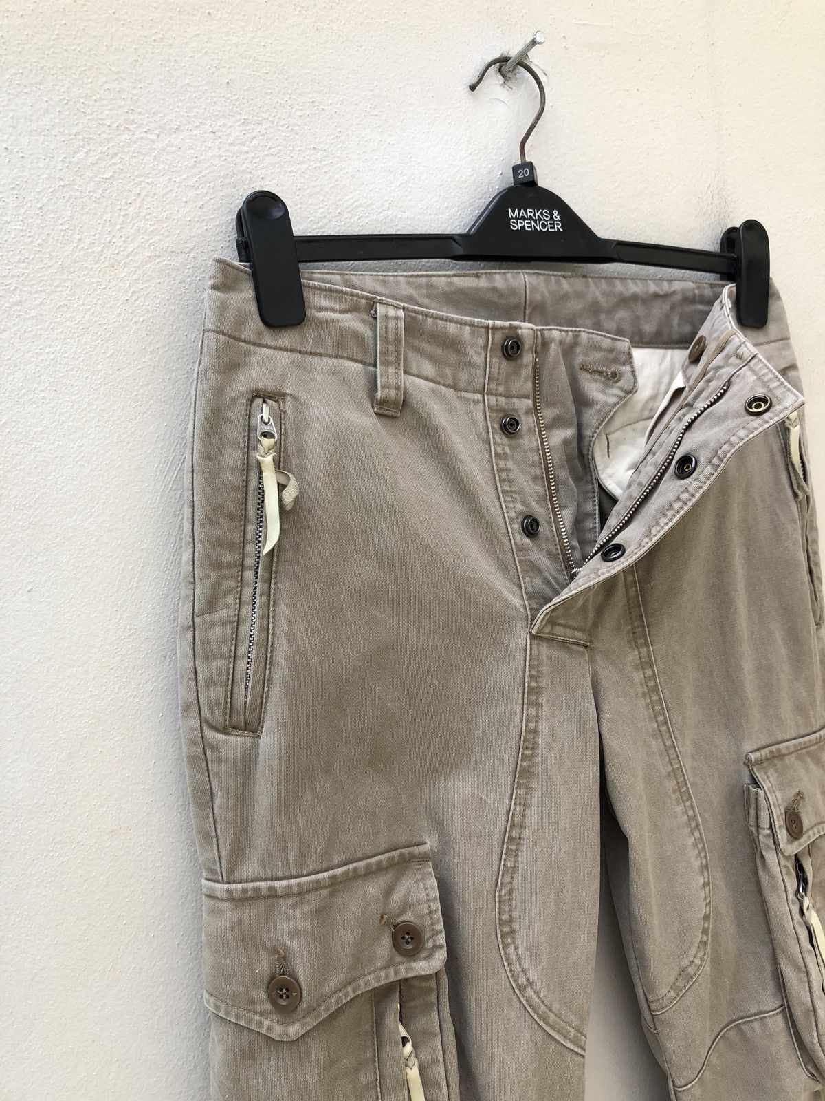 Vintage Max Fritz Japan Thick Parachute Cargo Pant Size US 30 / EU 46 - 6 Thumbnail