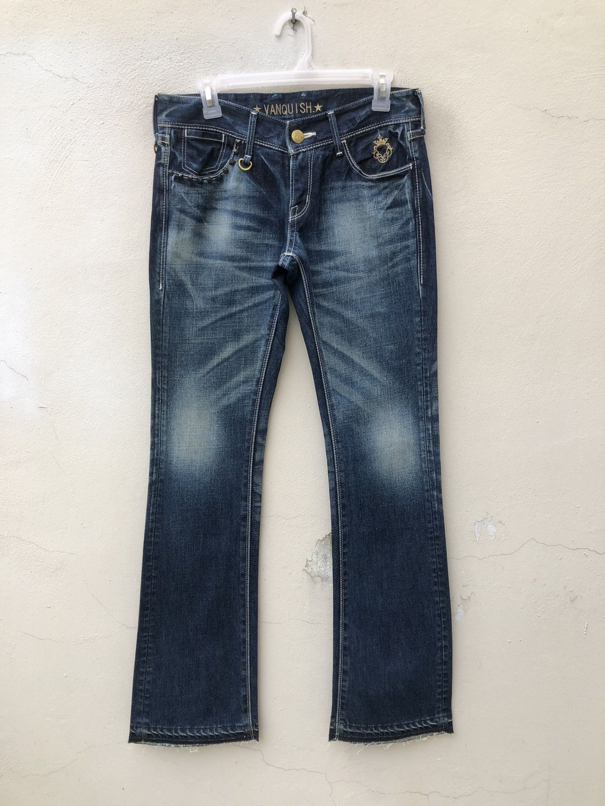 Vanquish Claw Mark Mud Vanquish Japan Released Hem Denim Flare Jeans Size US 29 - 6 Thumbnail