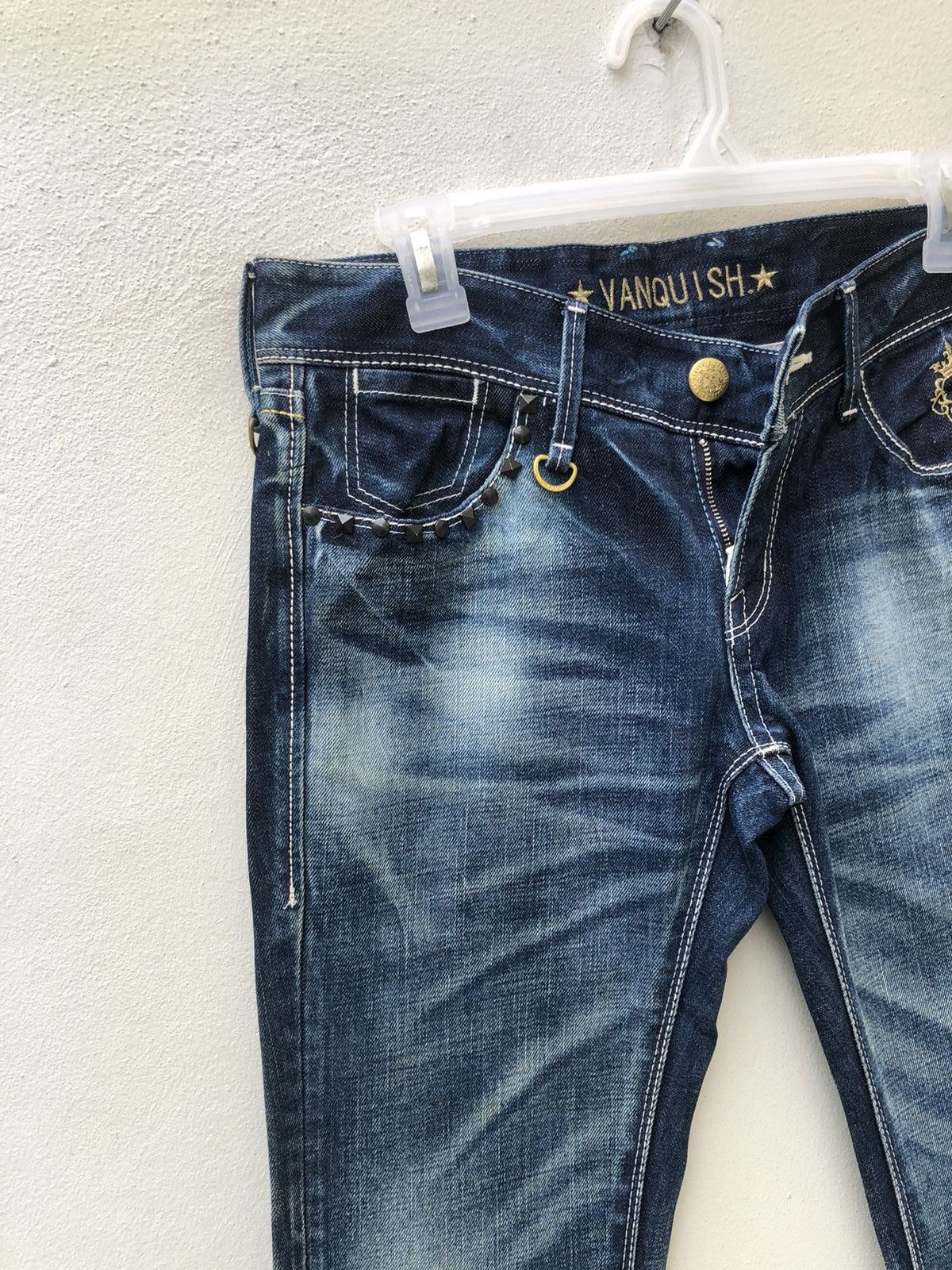 Vanquish Claw Mark Mud Vanquish Japan Released Hem Denim Flare Jeans Size US 29 - 8 Thumbnail
