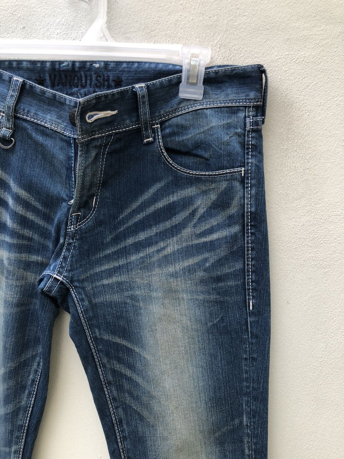 Vanquish Mud Wash Vanquish Gold Japan Low Rise Flare Denim Jeans Size US 31 - 12 Thumbnail