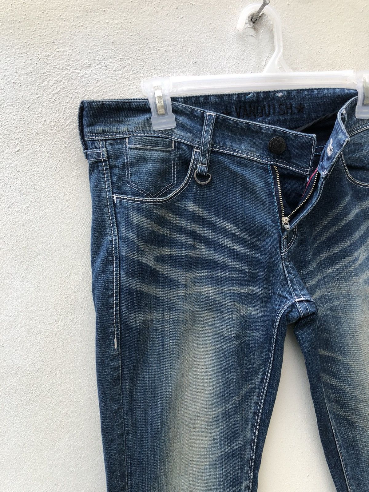 Vanquish Mud Wash Vanquish Gold Japan Low Rise Flare Denim Jeans Size US 31 - 9 Thumbnail