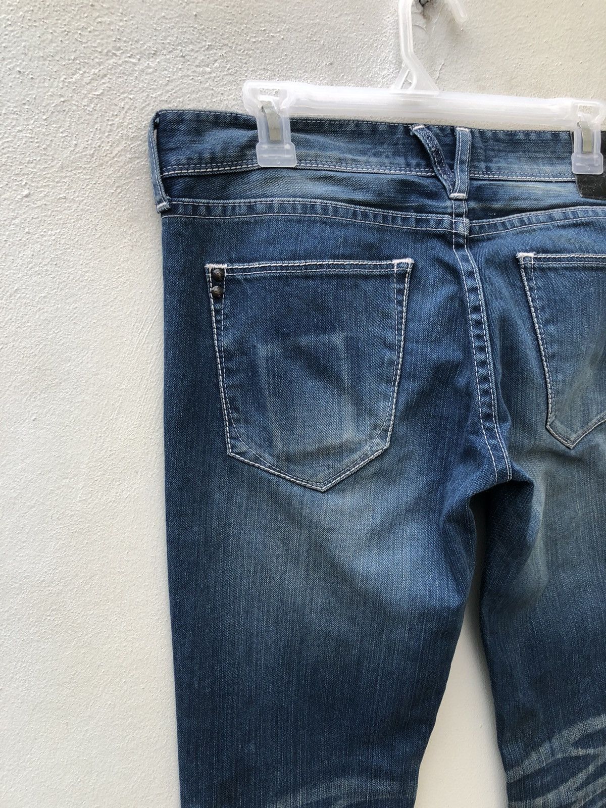 Vanquish Mud Wash Vanquish Gold Japan Low Rise Flare Denim Jeans Size US 31 - 16 Thumbnail