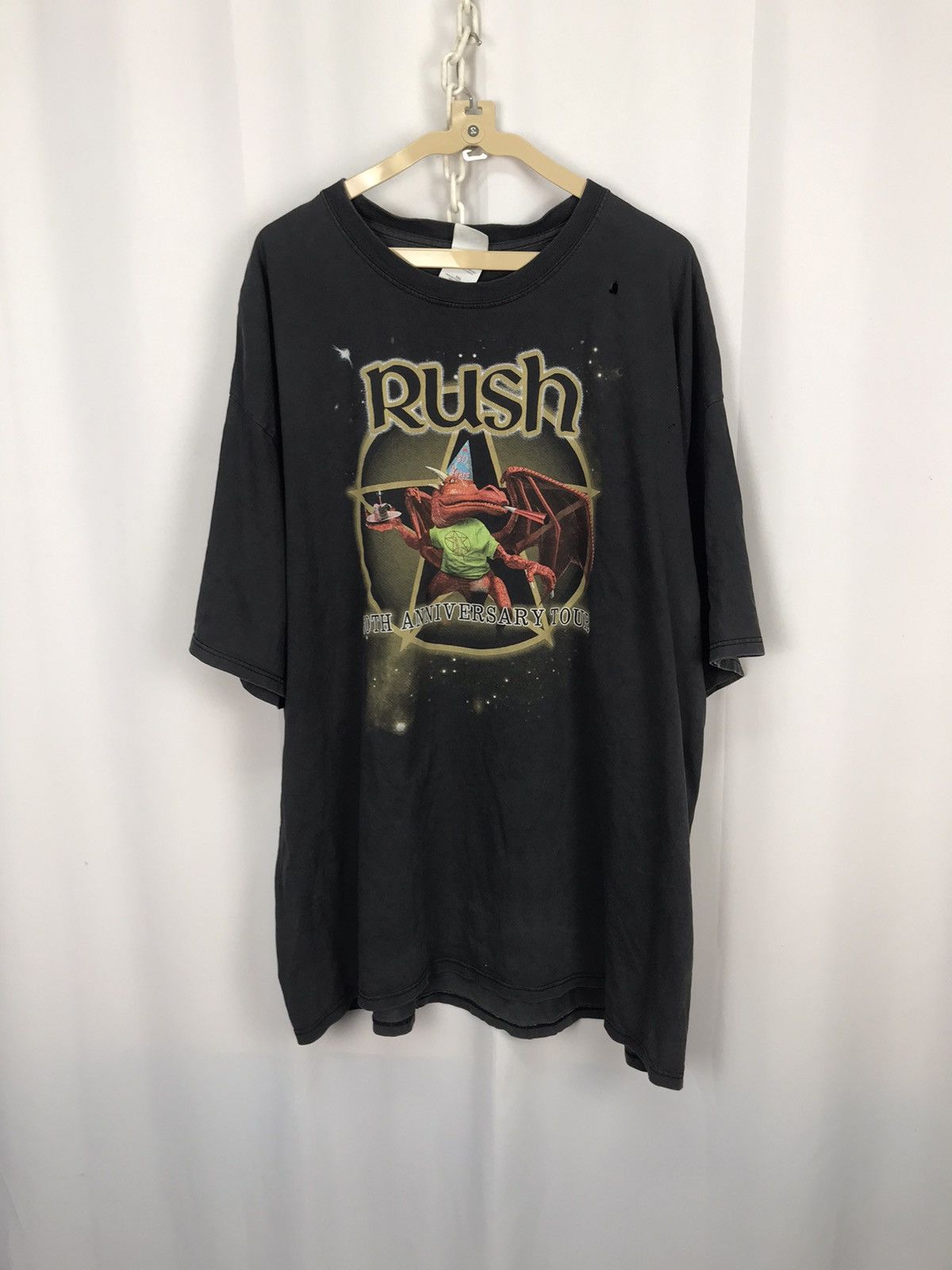 Band Tees × Vintage Vintage rush “30th unniversary tour” distressed printed tee Size US XXL / EU 58 / 5 - 10 Thumbnail