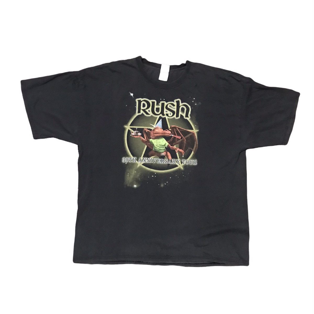 Band Tees × Vintage Vintage rush “30th unniversary tour” distressed printed tee Size US XXL / EU 58 / 5 - 1 Thumbnail