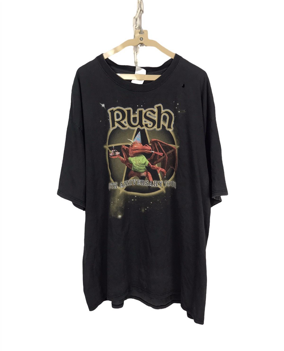 Band Tees × Vintage Vintage rush “30th unniversary tour” distressed printed tee Size US XXL / EU 58 / 5 - 5 Thumbnail