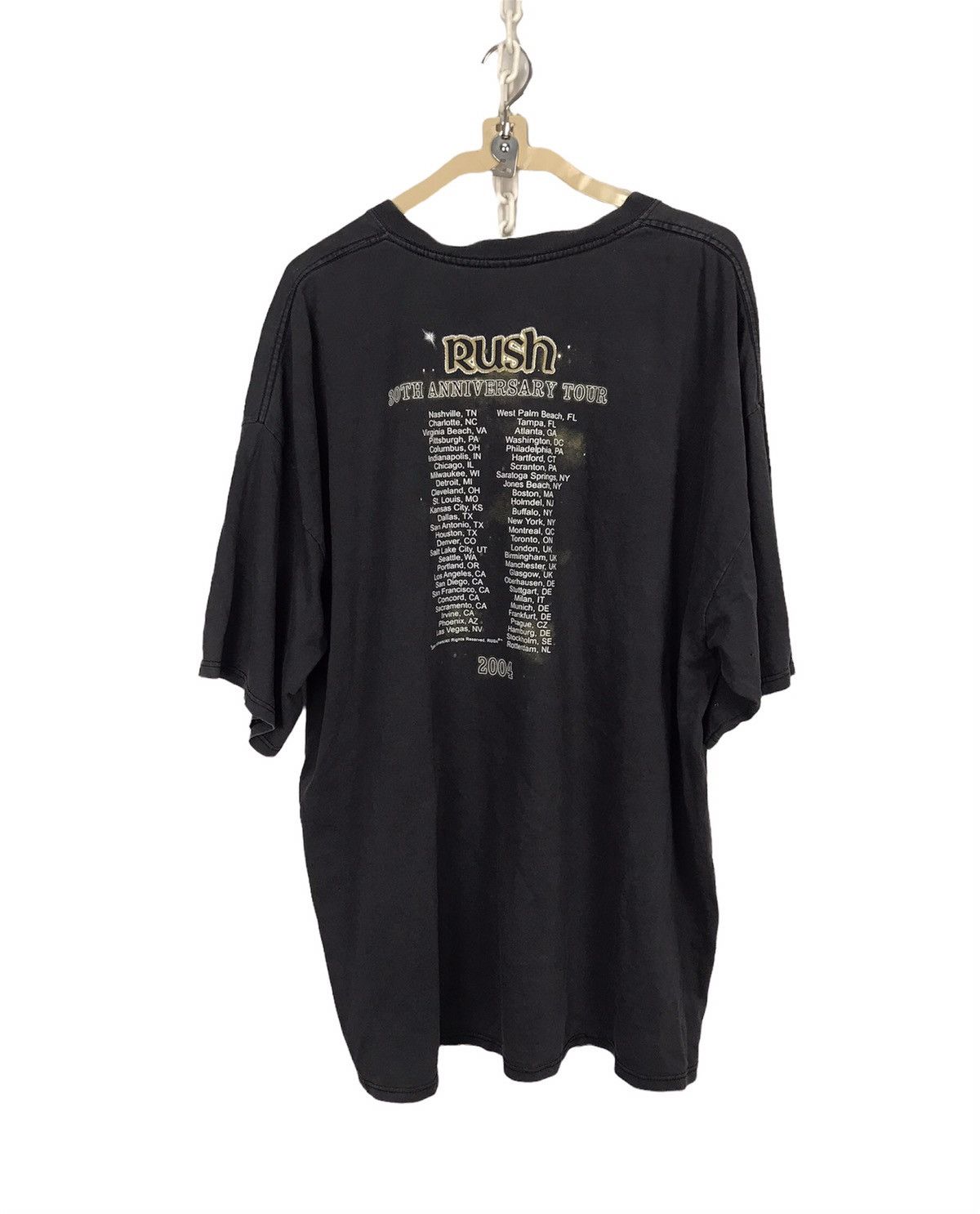 Band Tees × Vintage Vintage rush “30th unniversary tour” distressed printed tee Size US XXL / EU 58 / 5 - 6 Thumbnail