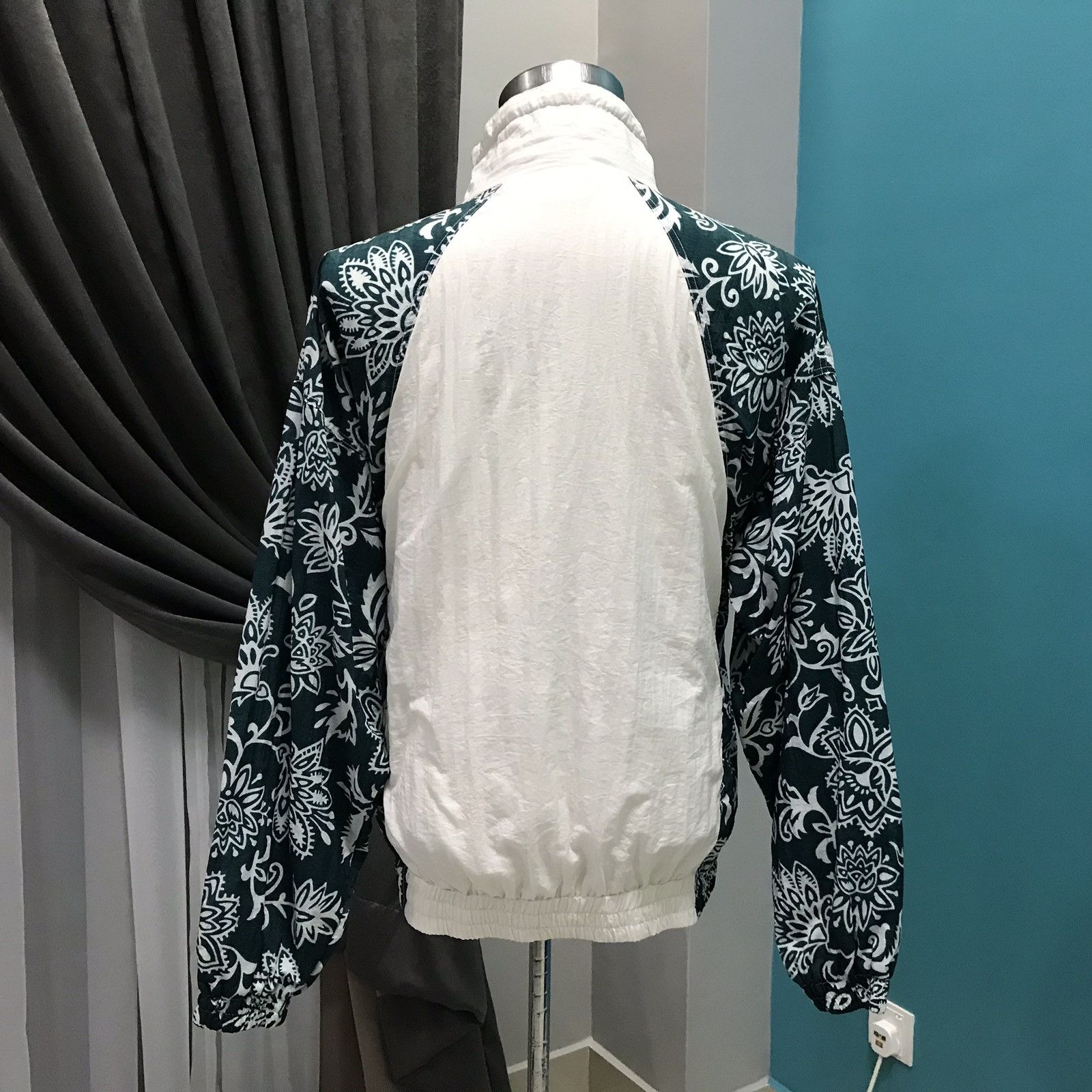 Vintage Vintage MARCEL CLAIR White Green Jacket Size US M / EU 48-50 / 2 - 4 Thumbnail