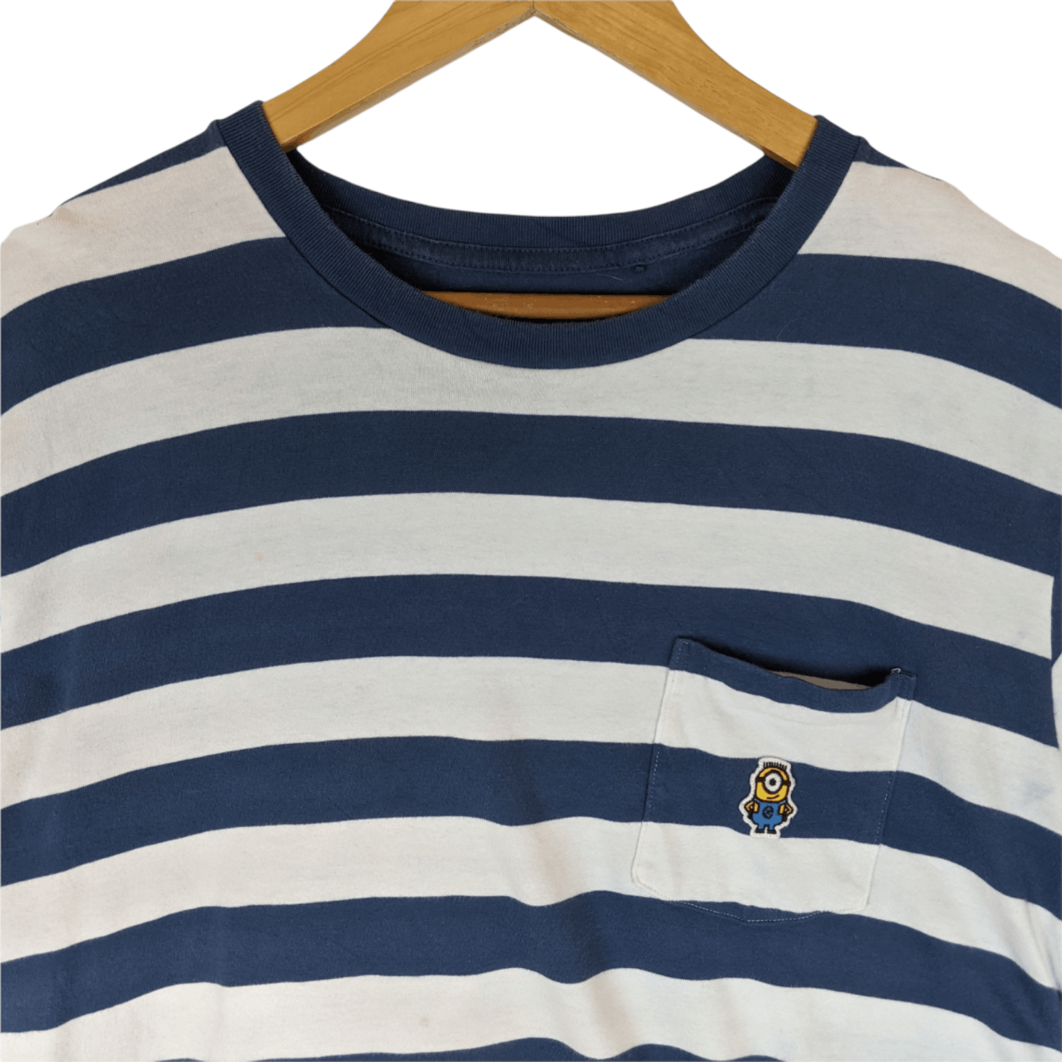 Cartoon Network × Uniqlo UNIQLO x DESPICABLE ME Minion Striped T-Shirt Size US XL / EU 56 / 4 - 4 Thumbnail