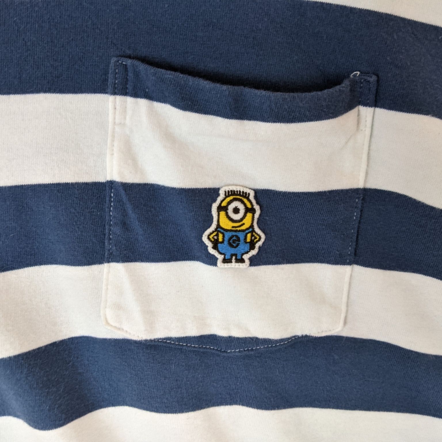 Cartoon Network × Uniqlo UNIQLO x DESPICABLE ME Minion Striped T-Shirt Size US XL / EU 56 / 4 - 5 Thumbnail